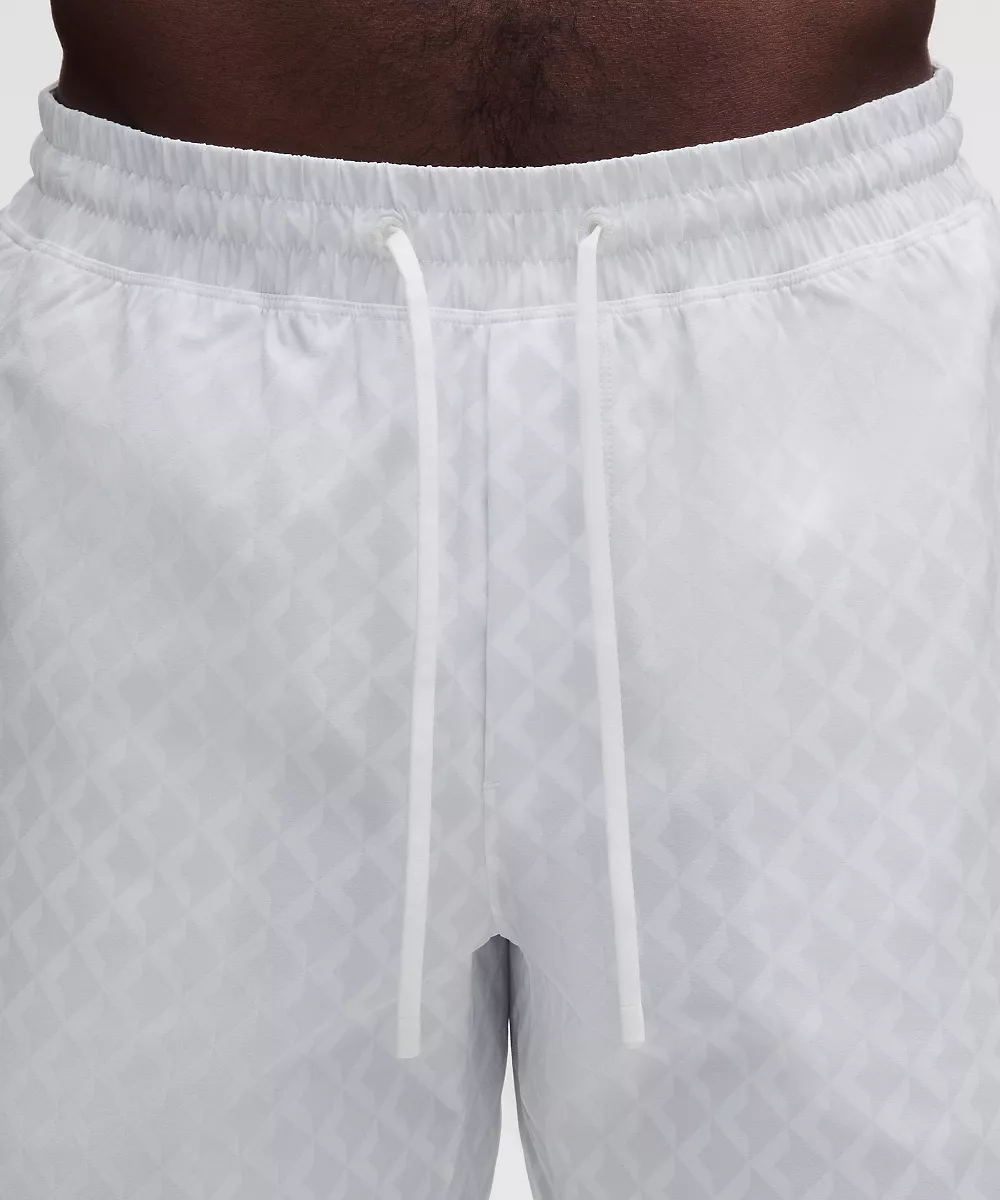 Short de bain 7" *Doublé — Square Diamond Screen White Multi, view 4