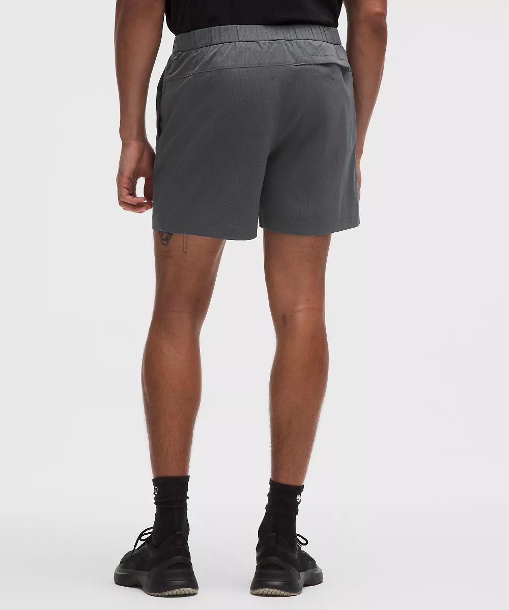 Short à enfiler ABC WovenAir 5" — Onyx Grey, view 4