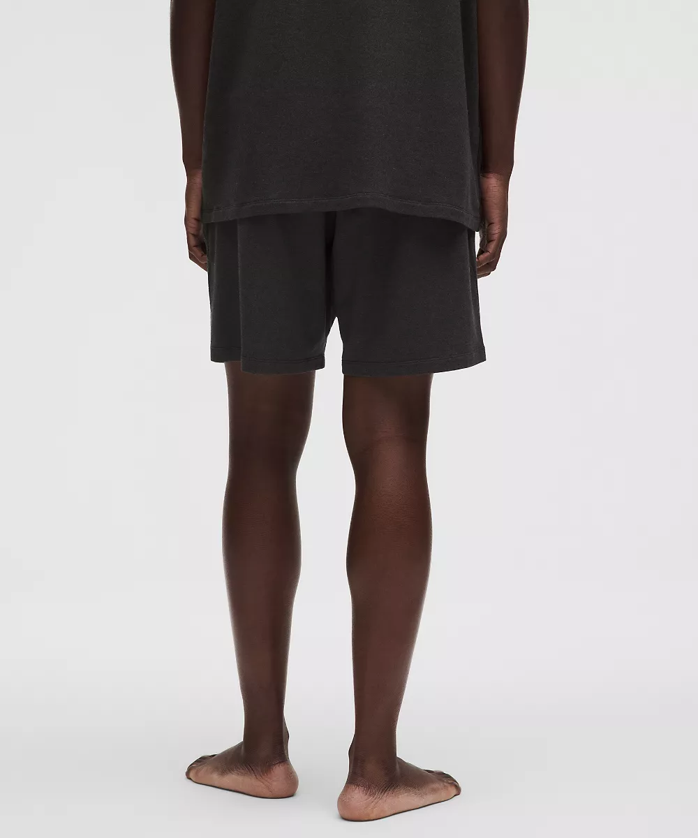 Short coupe décontractée BeCalm 7" — Heathered Black, view 3