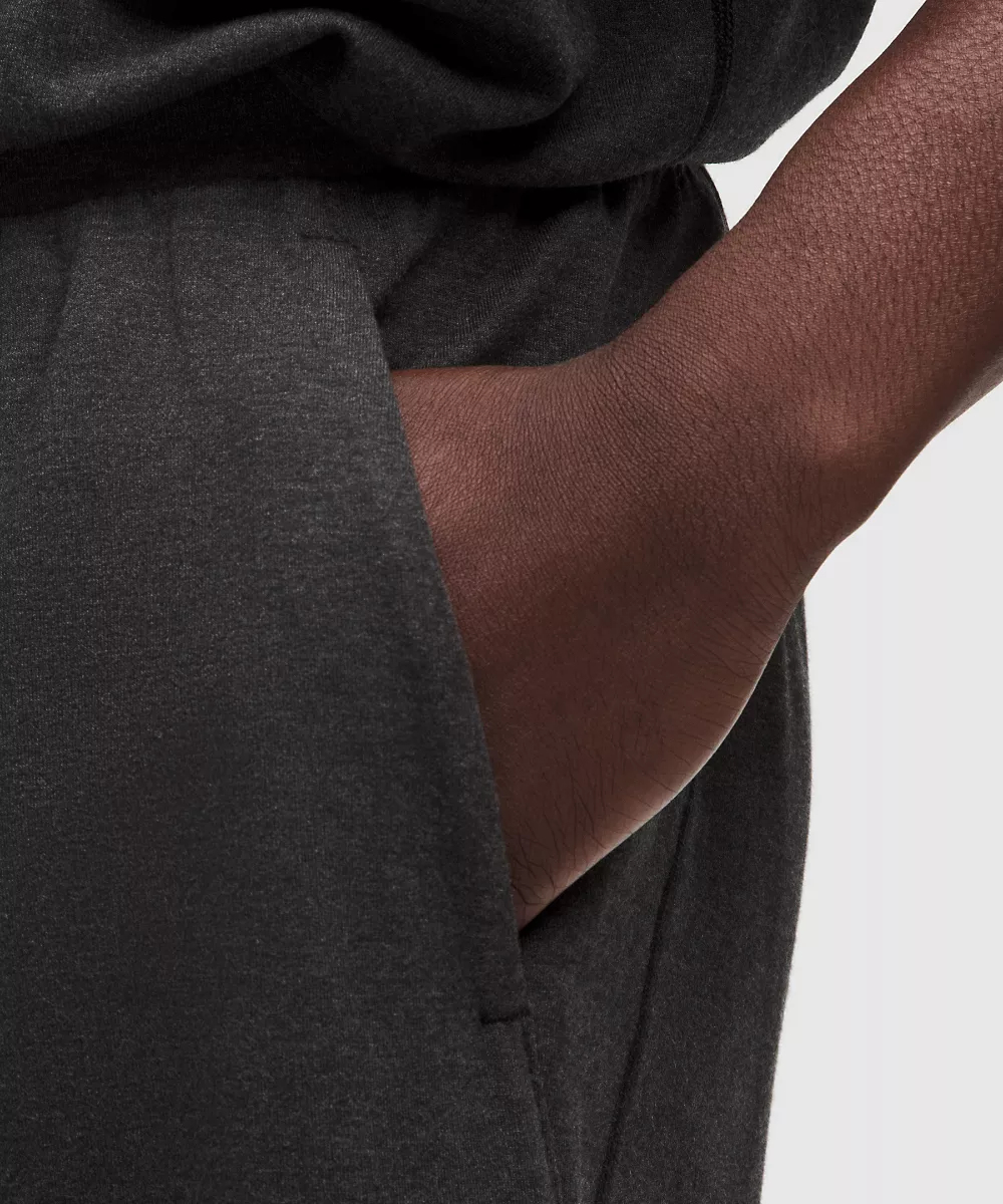 Short coupe décontractée BeCalm 7" — Heathered Black, view 4
