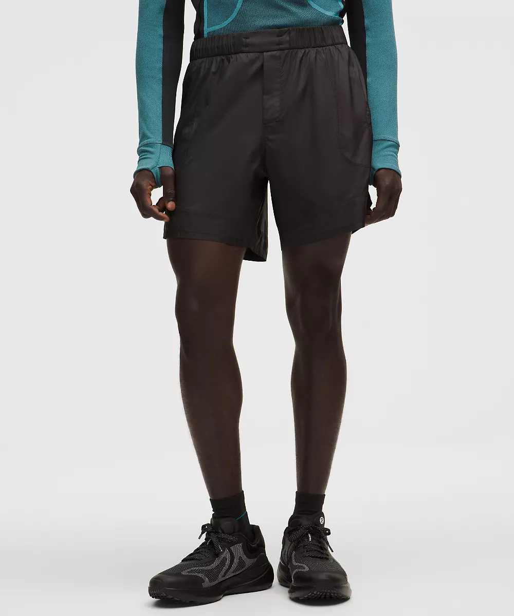 Short léger Glyde doublé 6" *SLNSH Collection — Black, view 2