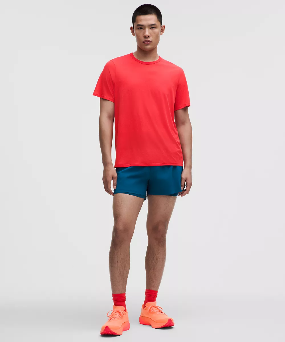 Short doublé Mile Maker ripstop 4" — Jet Set Blue, view 1