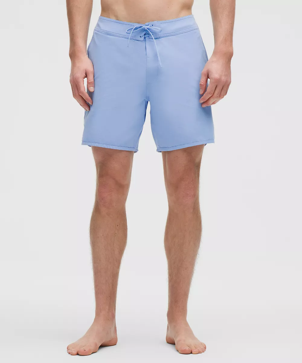 Short de bain coupe classique sans doublure 7" — Sinatra Blue, view 2