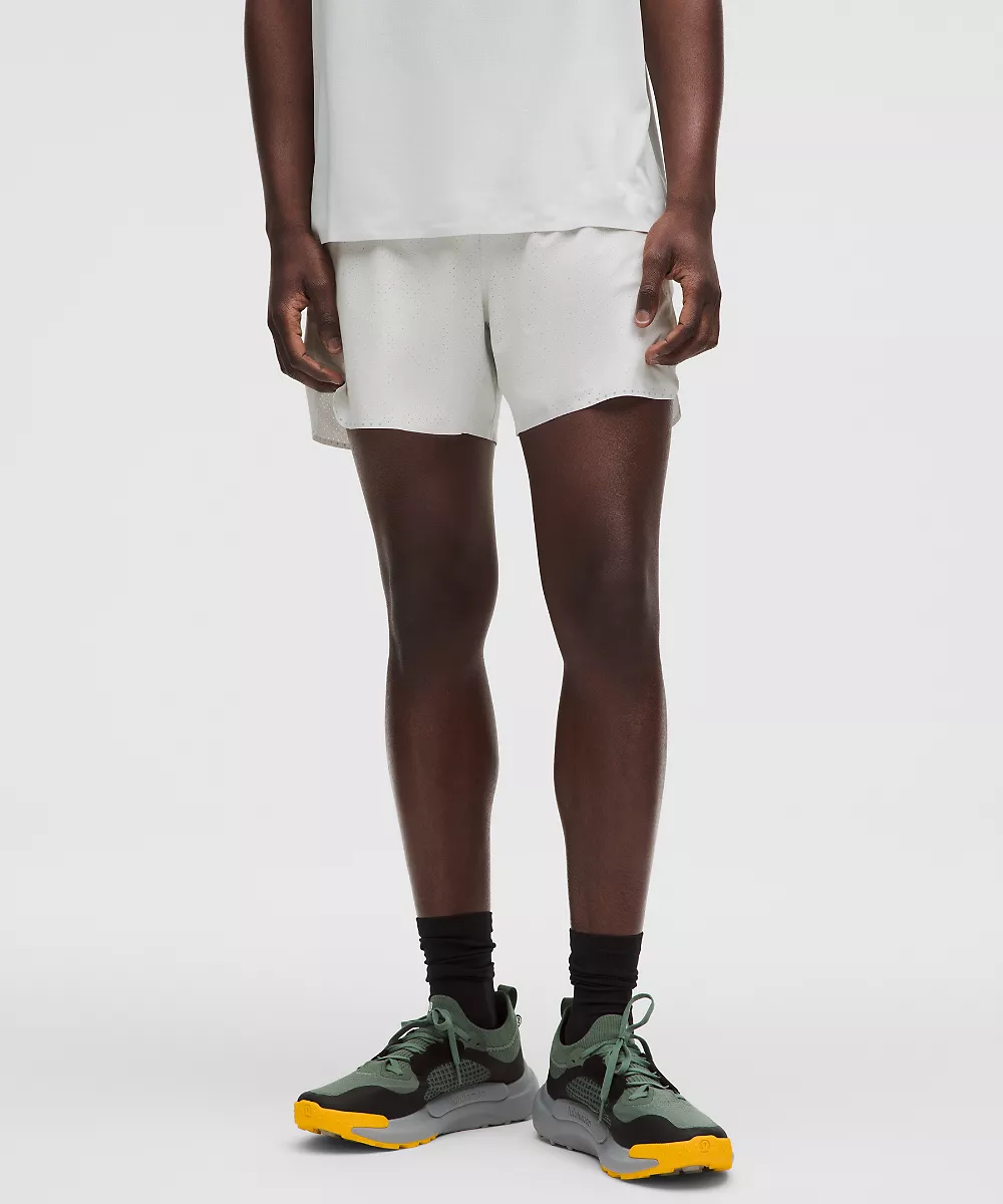 Short de running doublé Fast and Free 5" — Vapor, view 1
