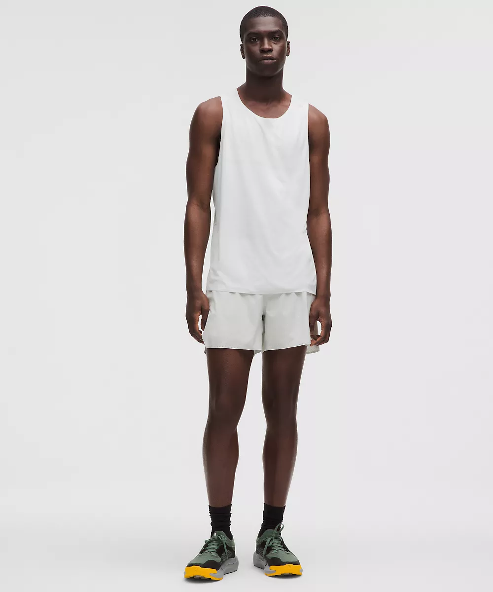 Short de running doublé Fast and Free 5" — Vapor, view 2