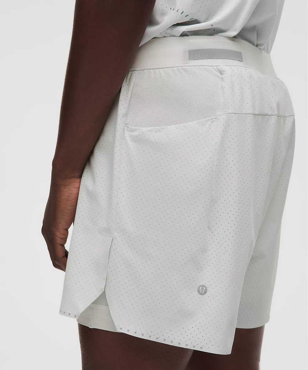 Short de running doublé Fast and Free 5" — Vapor, view 5