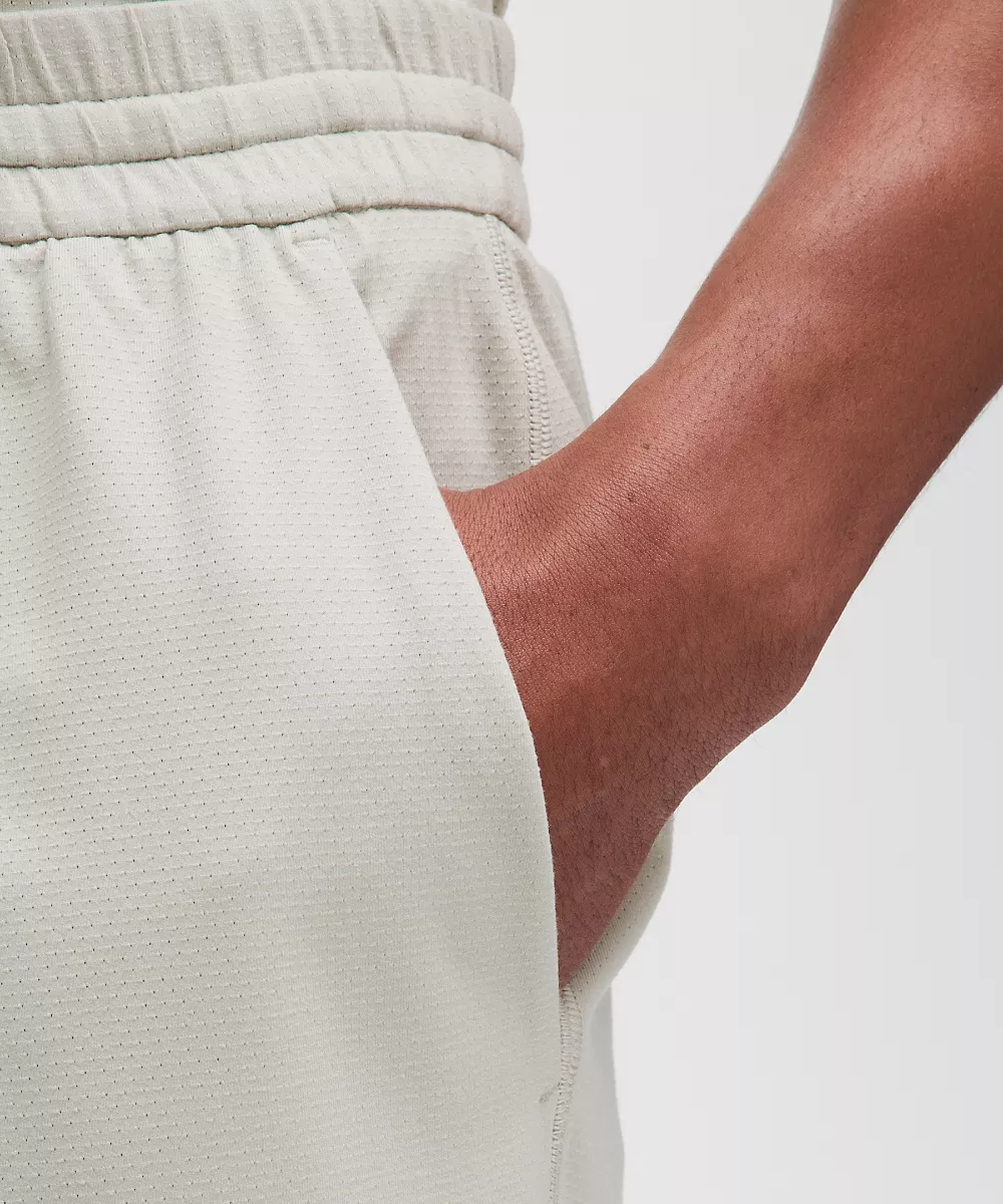 Short en jersey doux et mesh 5" — Meadow Haze, view 5
