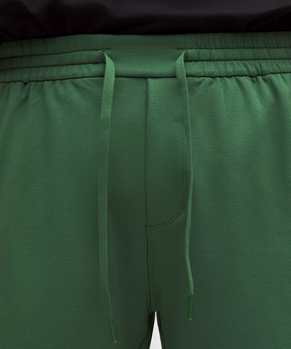 Short en jersey doux et mesh 5" — Green Cove, view 4