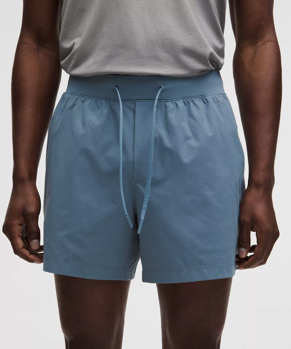 Short sans doublure Zeroed In 5" — Steel Blue, view 4