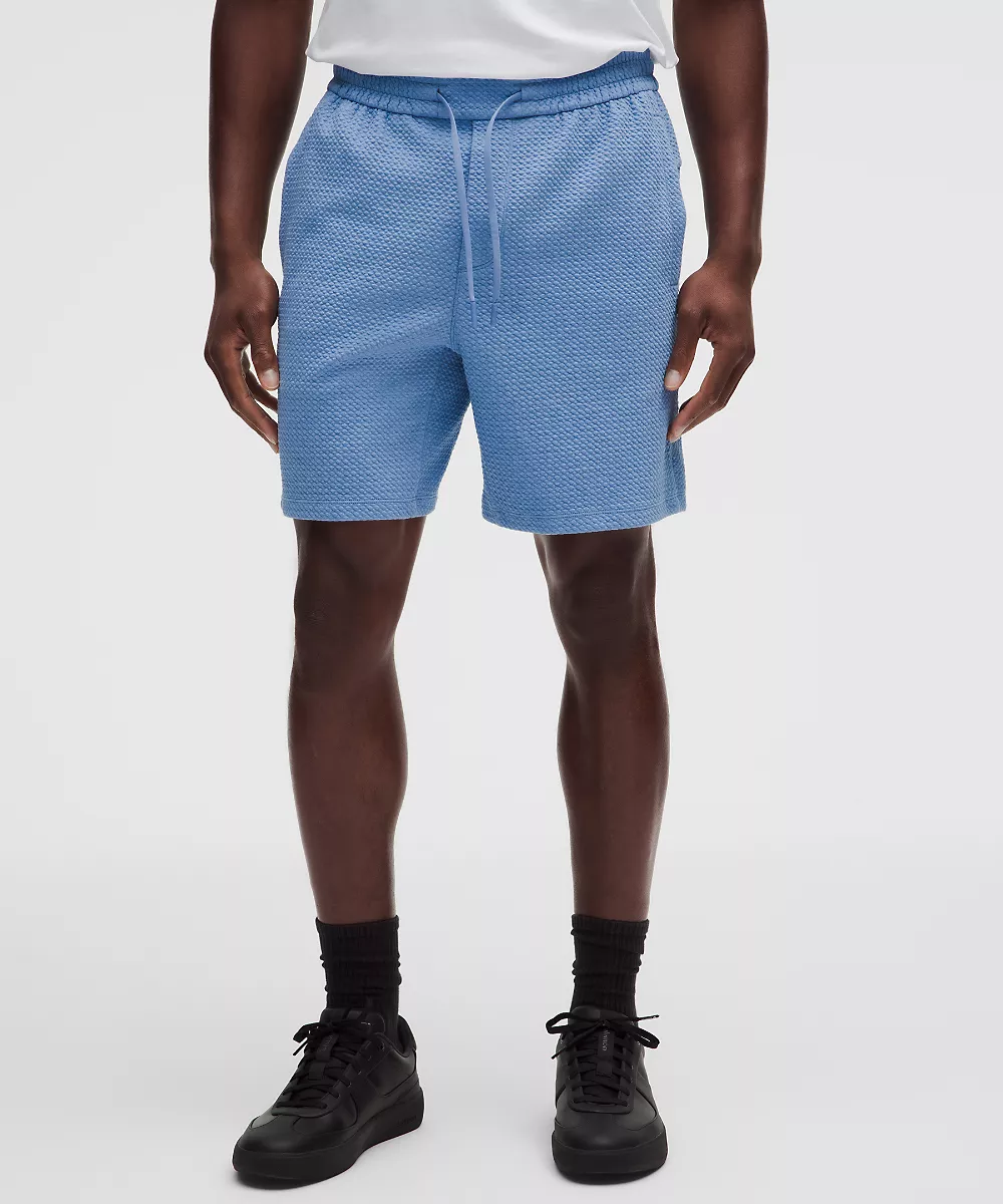 Short Ease The Day 7" — Heathered Prep Blue/Black, view 2