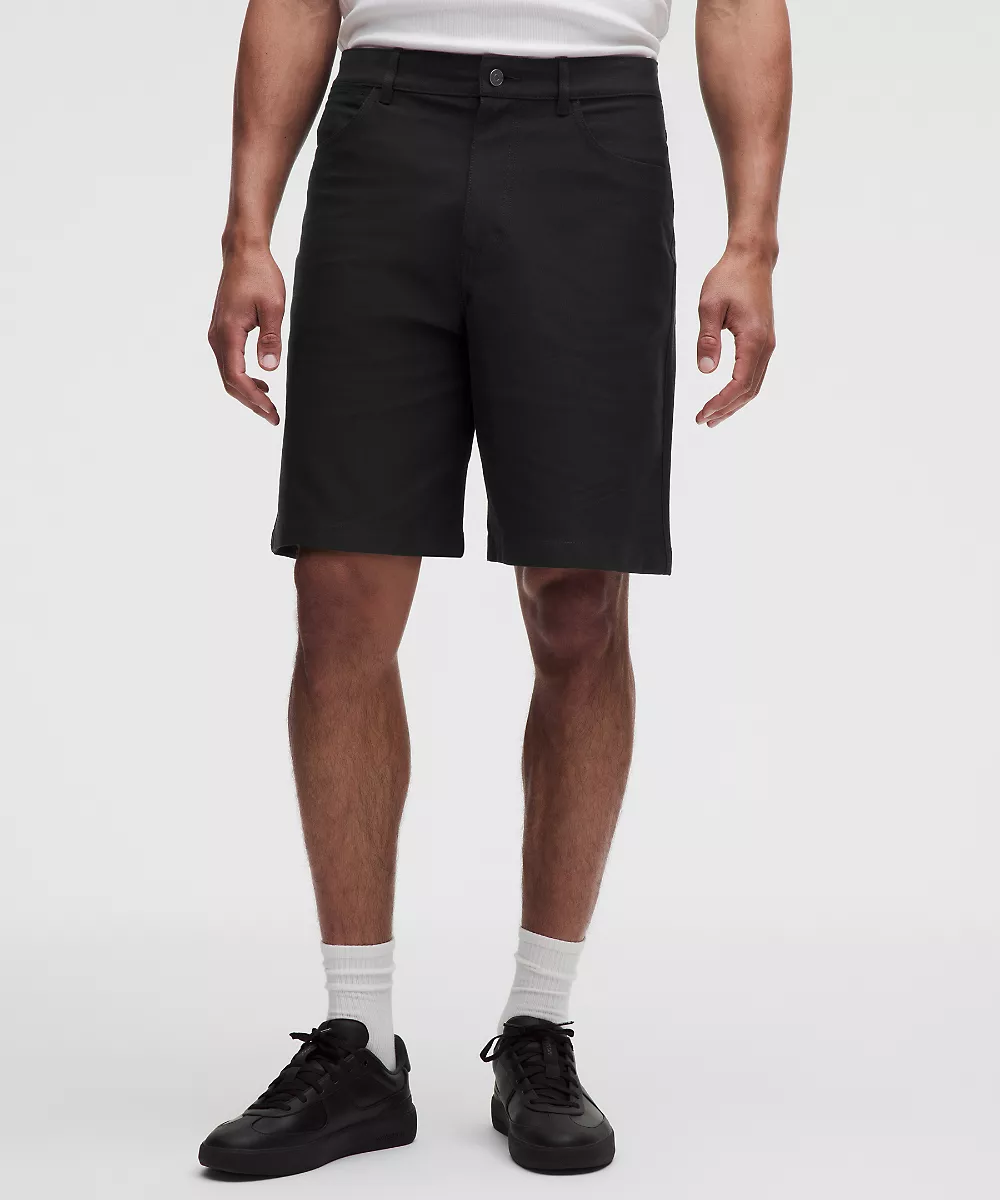 Short EasyFive coupe décontractée 9" — Black, view 2