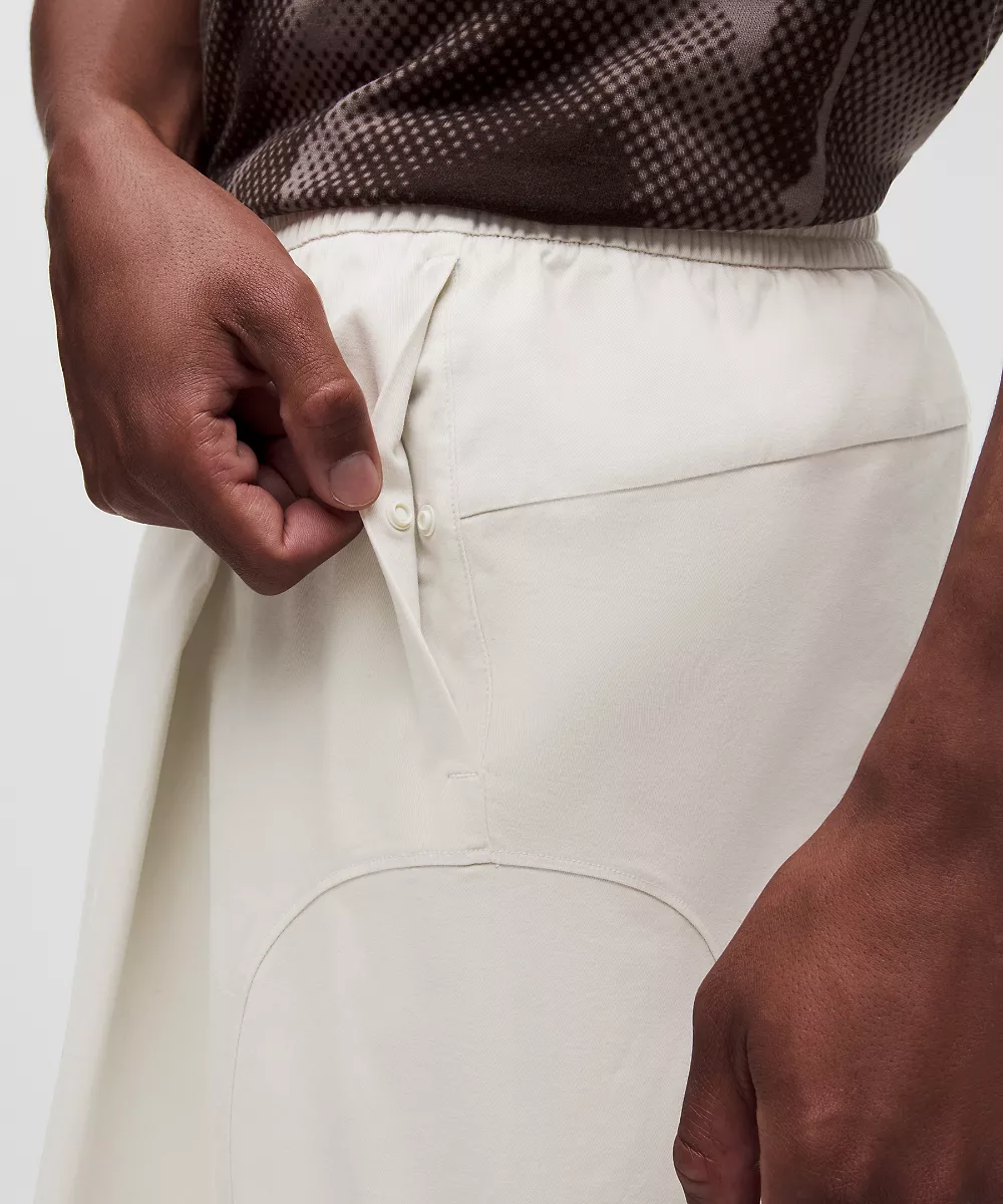 Short plissé à enfiler 10.5" *SLNSH Collection — Bone, view 5