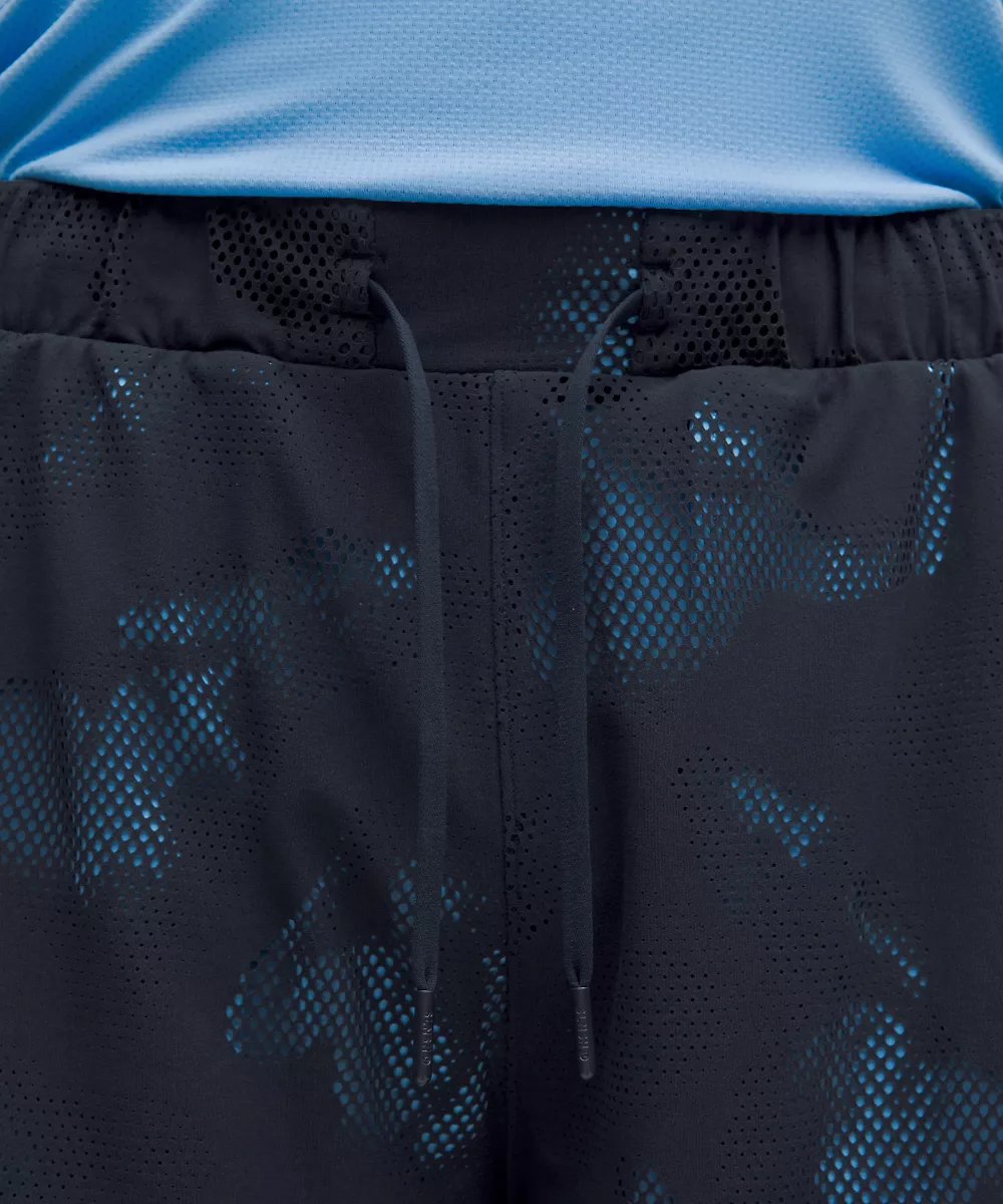 Short en mesh tricoté jacquard 5" *SLNSH Collection — Mesh Dancer Navy, view 4