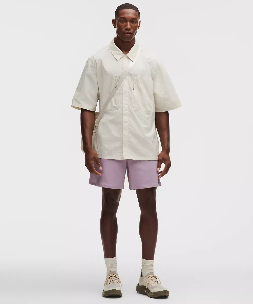 Short de randonnée anti-UV décontracté 6" — Lotus Lavender, view 1