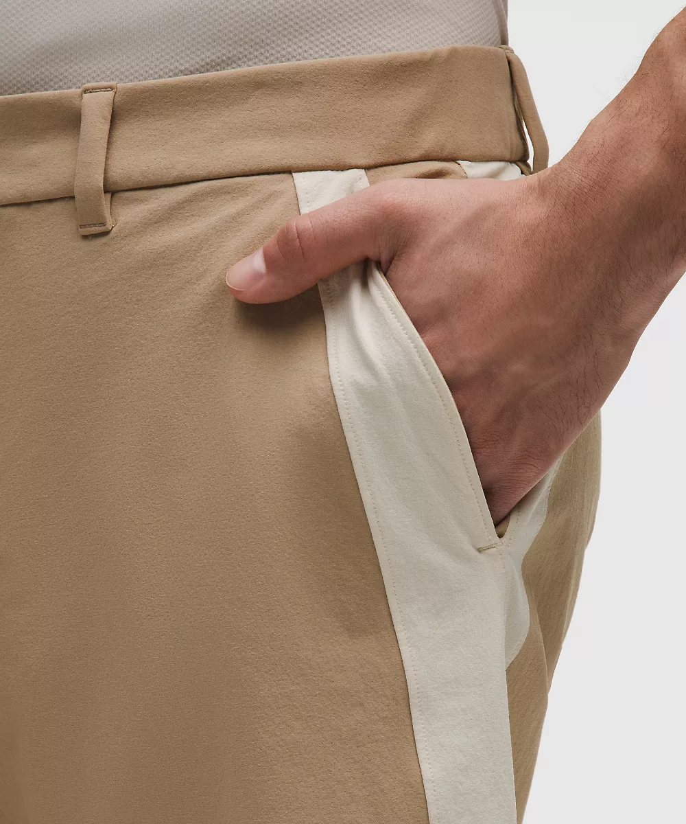 Short de golf coupe décontractée déperlant 10" — Wacky Khaki/Light Ivory, view 5