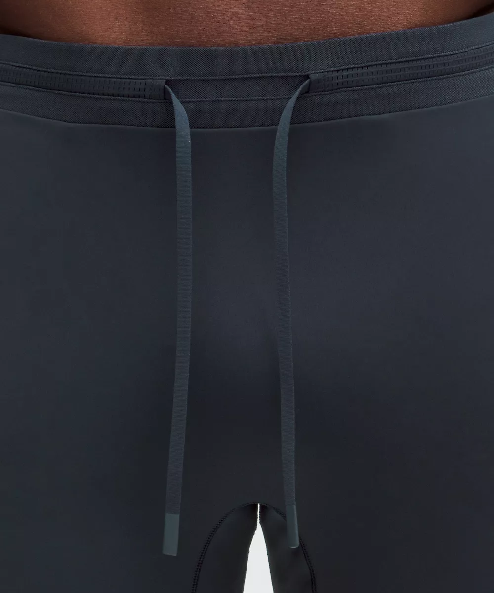 Legging mi-long Fast and Free 8" *Nouveau design — True Navy/True Navy, view 4