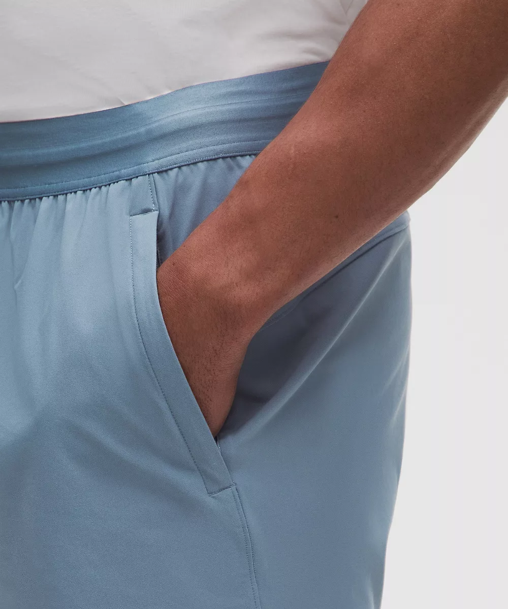 Short d'haltérophilie sans doublure 7" — Steel Blue, view 5