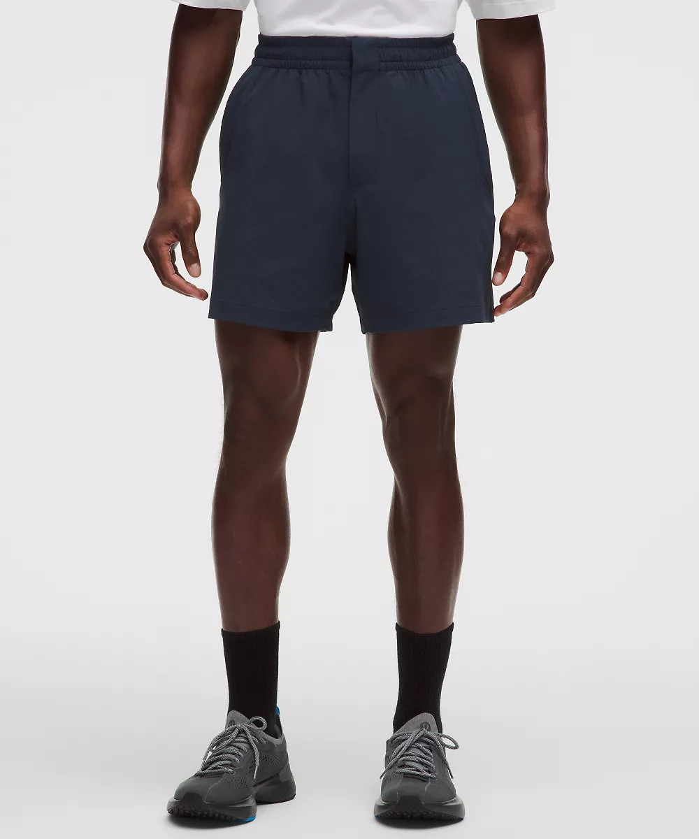 Short Zero Tucks 5" — True Navy, view 2