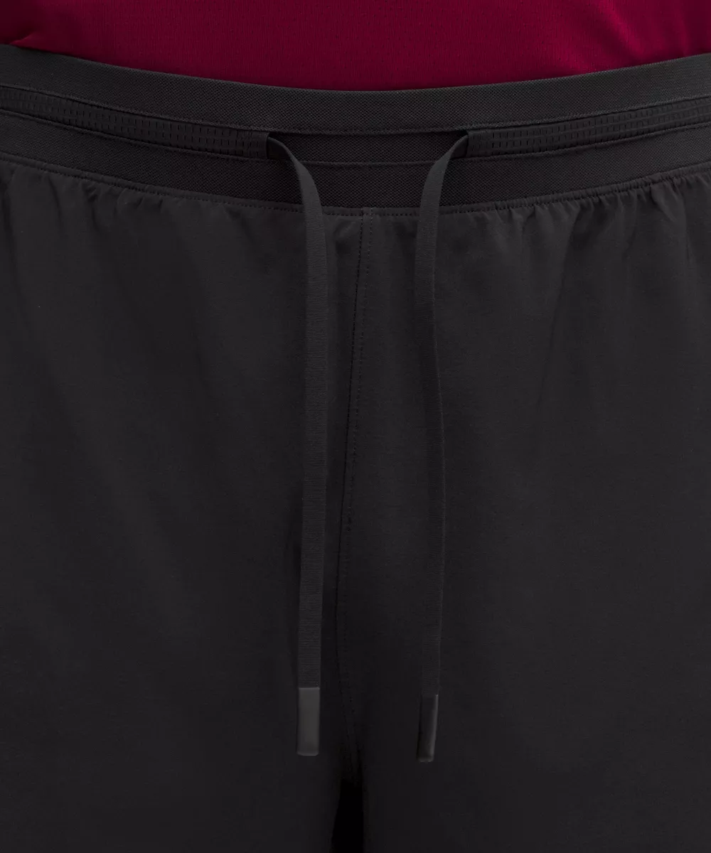 Short de running doublé Fast and Free 5" *Nouveau design — Black/Black, view 4