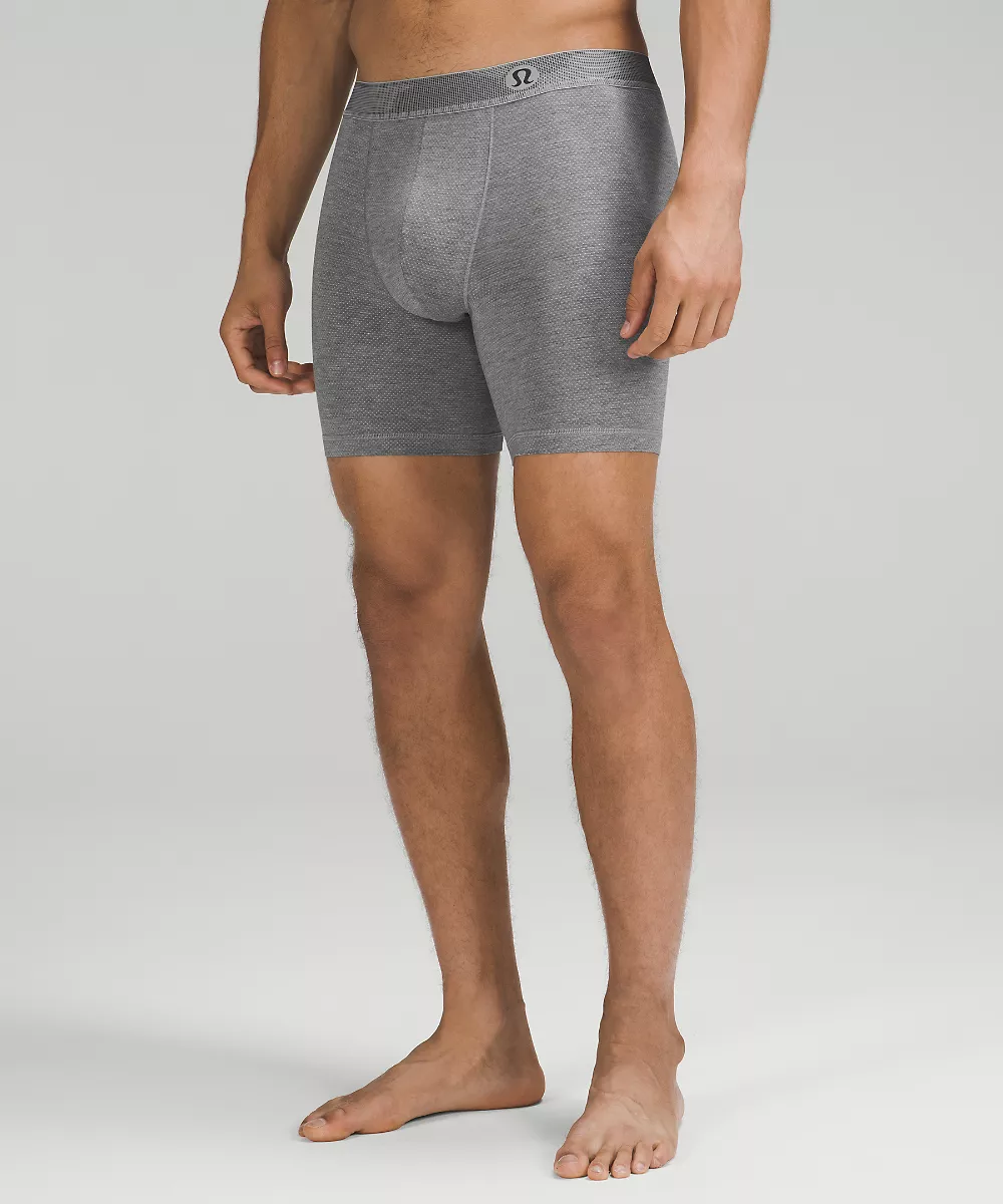 Boxer long en mesh Always In Motion 7" *Lot de 3 — Black/Heathered Core Medium Grey/True Navy, view 2
