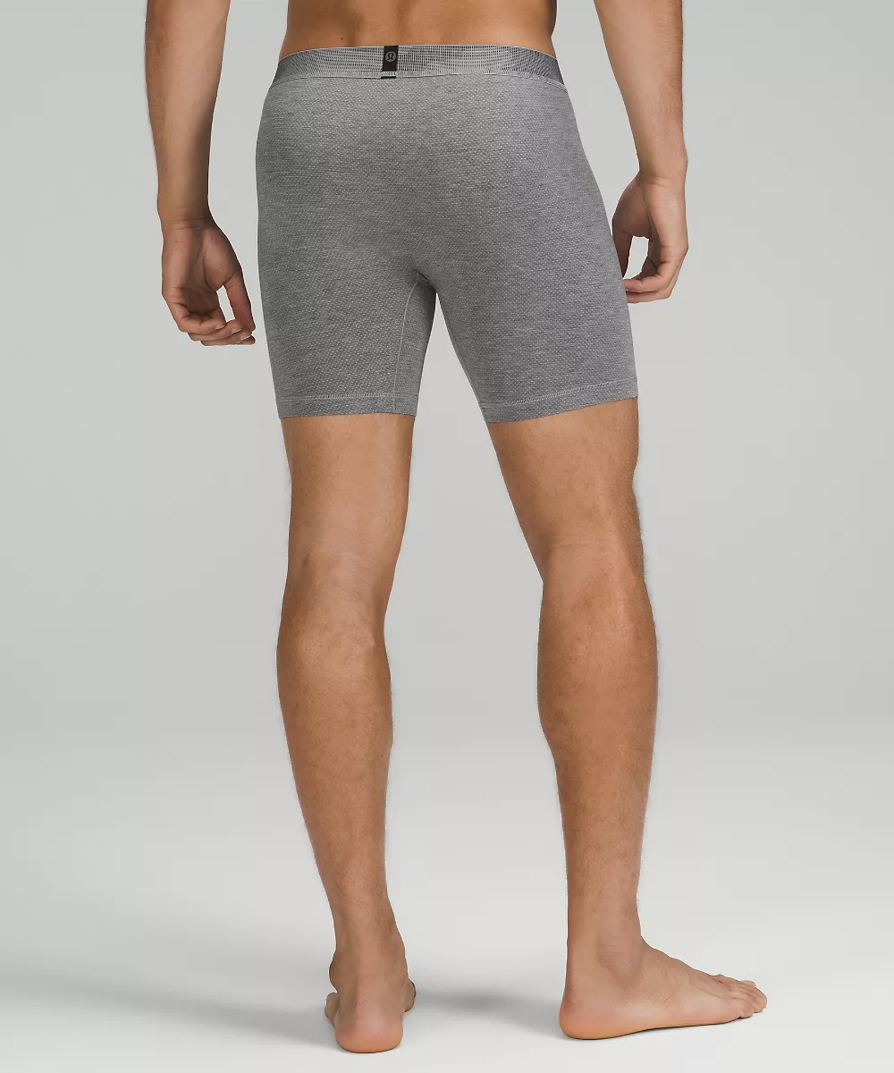 Boxer long en mesh Always In Motion 7" *Lot de 3 — Black/Heathered Core Medium Grey/True Navy, view 3
