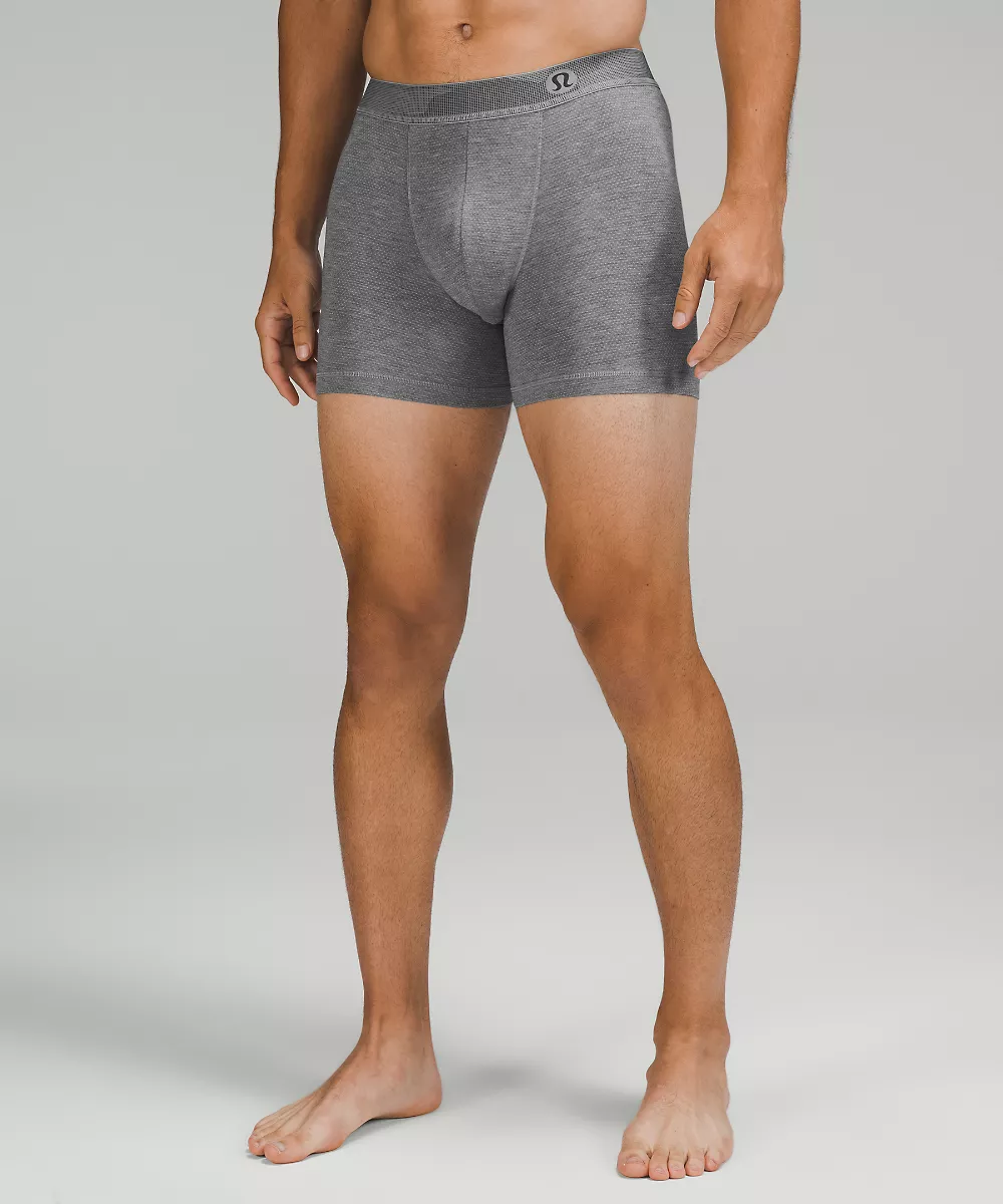 Boxer en mesh Always In Motion 5" *Lot de 3 — Black/Heathered Core Medium Grey/True Navy, view 2