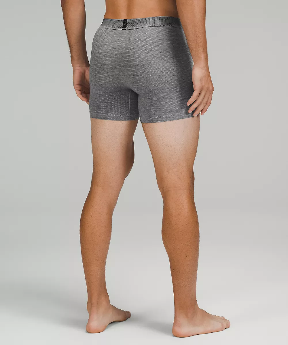 Boxer en mesh Always In Motion 5" *Lot de 3 — Black/Heathered Core Medium Grey/True Navy, view 3