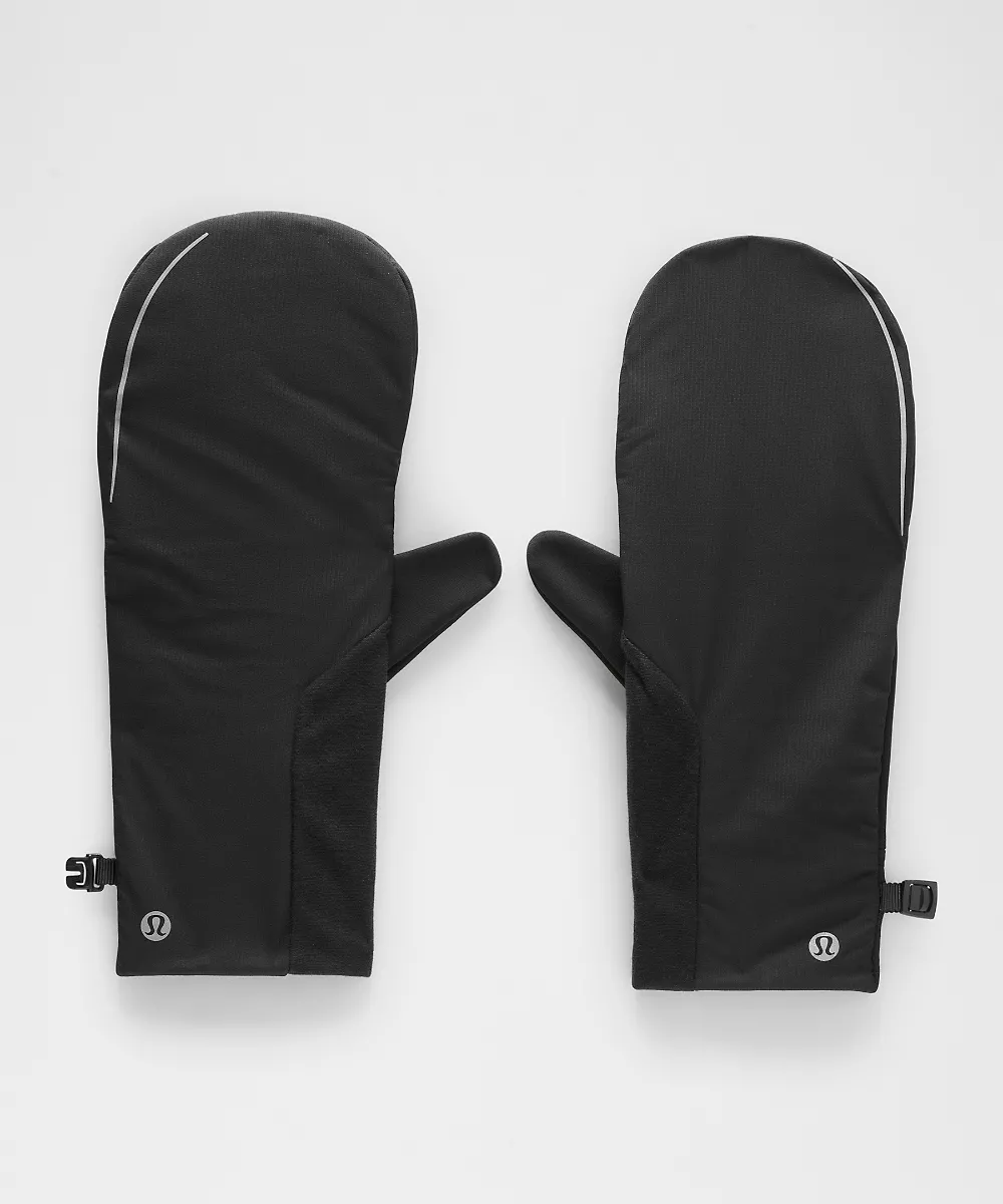 Fast and Free gants de running isolants homme — Black, view 1