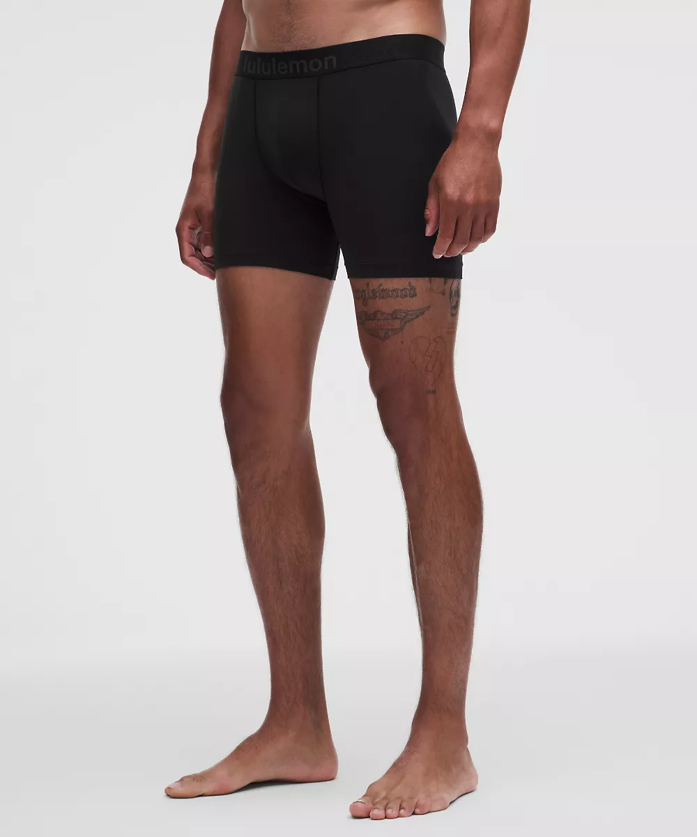 Boxer de sport souple extensible 5" *Lot de 3 — Black/True Navy/Polo Pastel, view 2