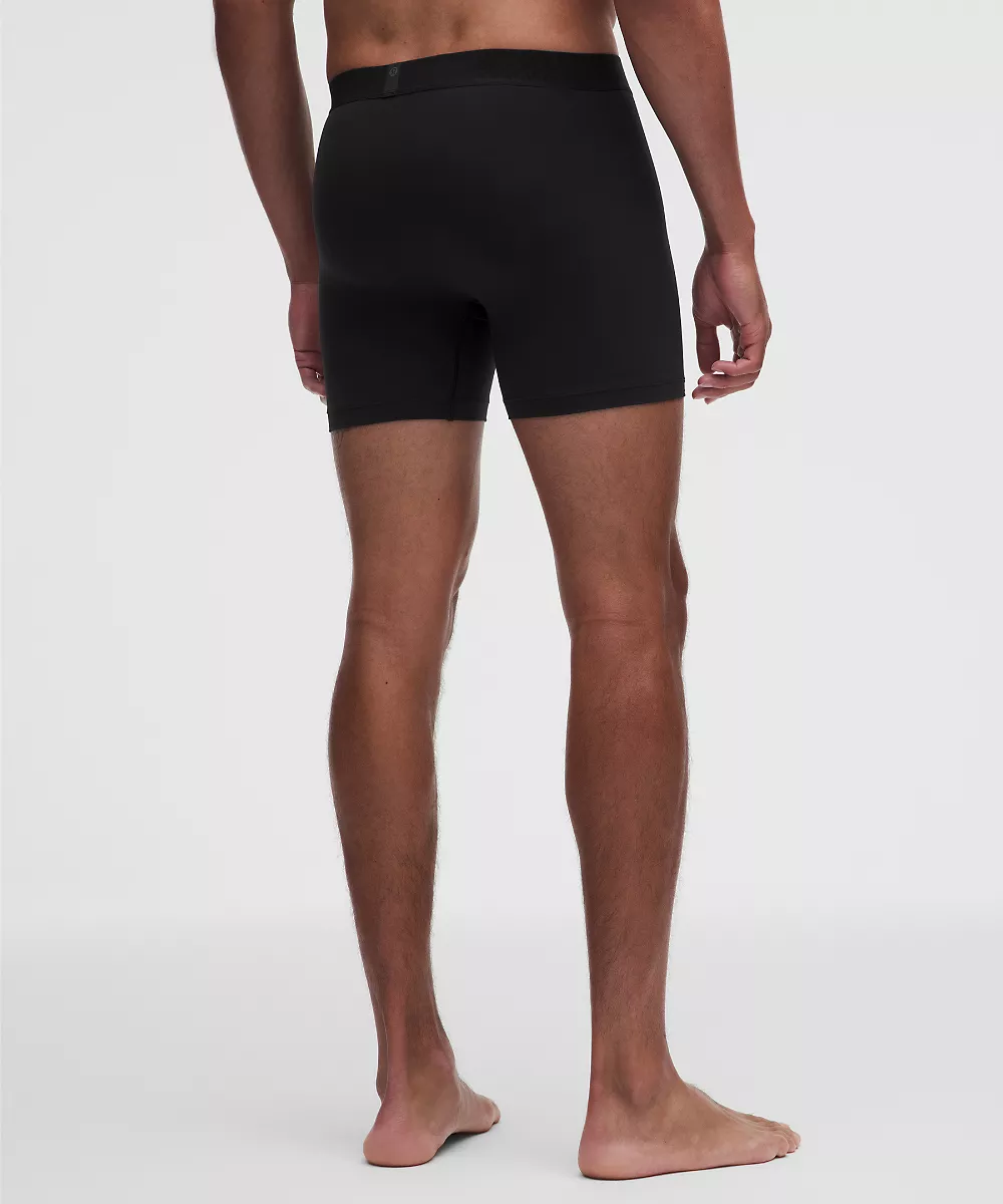 Boxer de sport souple extensible 5" *Lot de 3 — Black/True Navy/Polo Pastel, view 3
