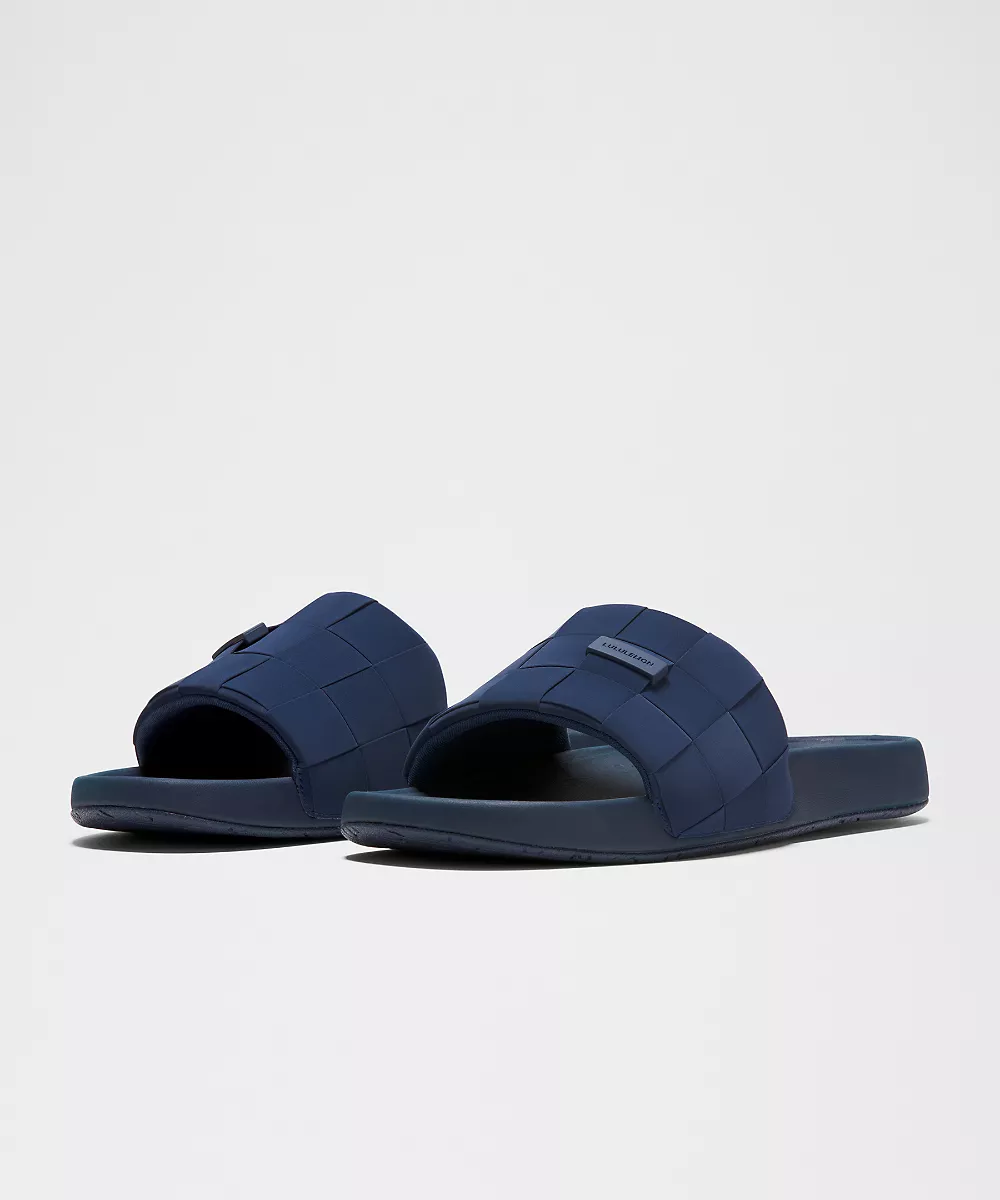 Claquette Restfeel tissée homme — Club Blue/Club Blue/Club Blue, view 1