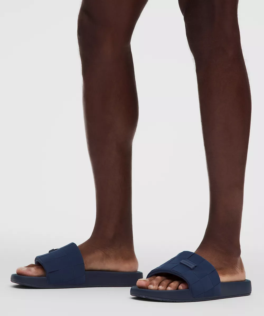 Claquette Restfeel tissée homme — Club Blue/Club Blue/Club Blue, view 2