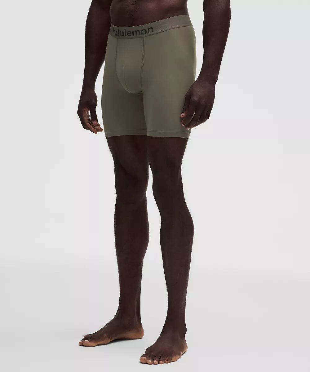 Boxer de sport souple extensible 7" — Army Green, view 1