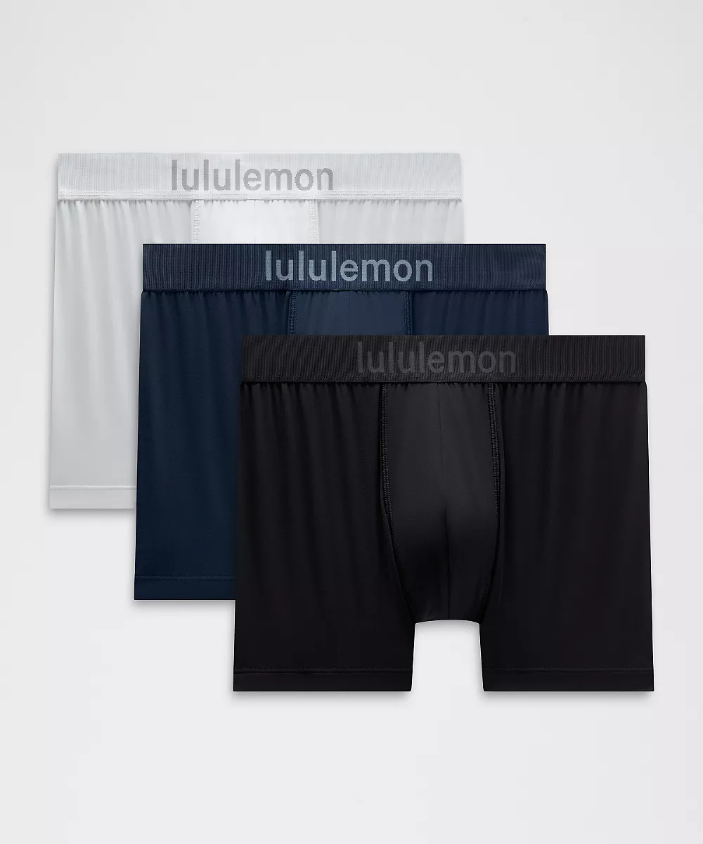 Boxer actif Soft Stretch 3" *Lot de 3 — Black/True Navy/Polo Pastel, view 1