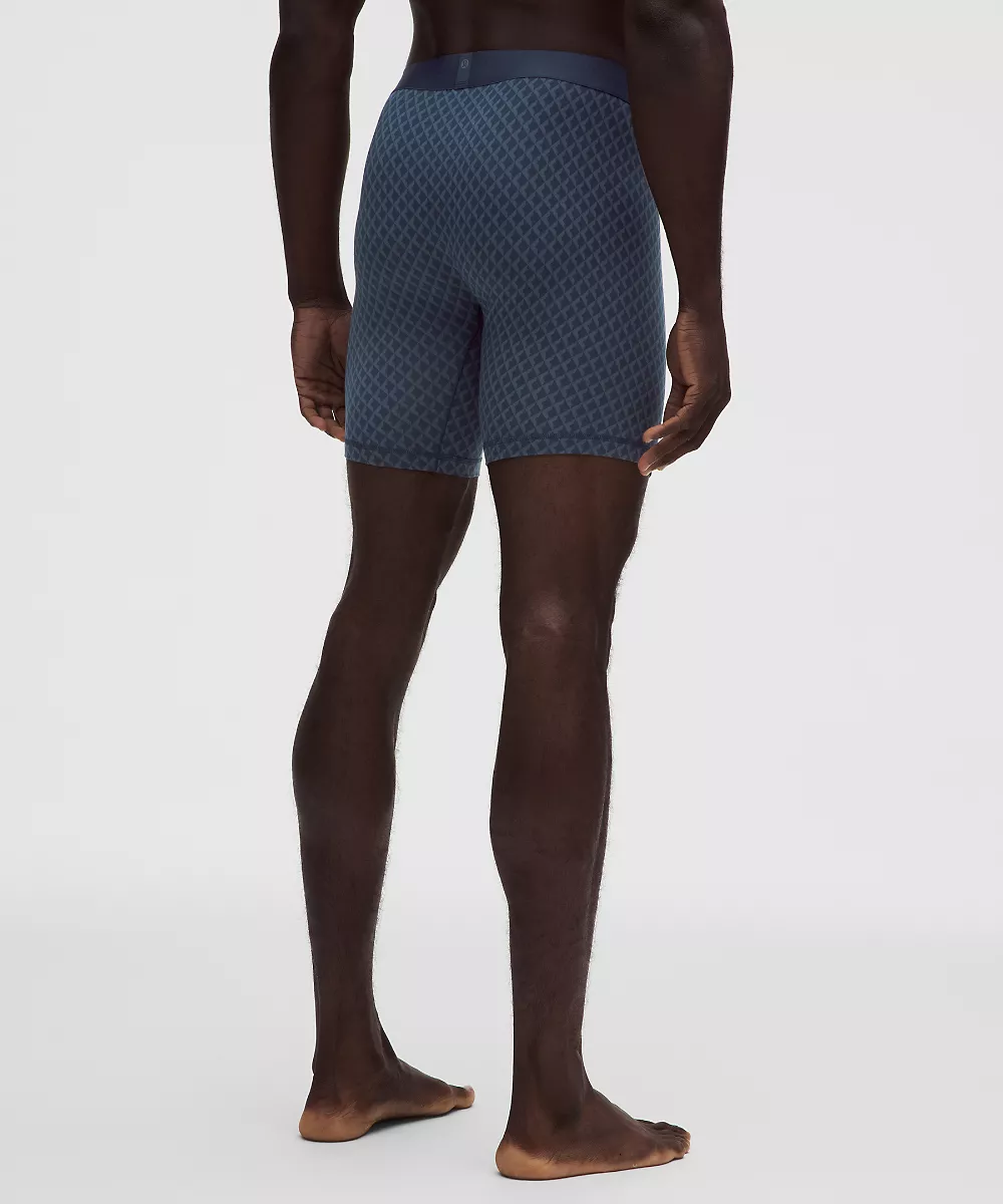 Boxer long Always In Motion 7" *Lot de 5 — Square Diamond Screen Mini Seafoam Multi/Square Diamond Screen Mini True Navy Multi/Bone/Heathered Silver Drop/Steel Blue, view 3