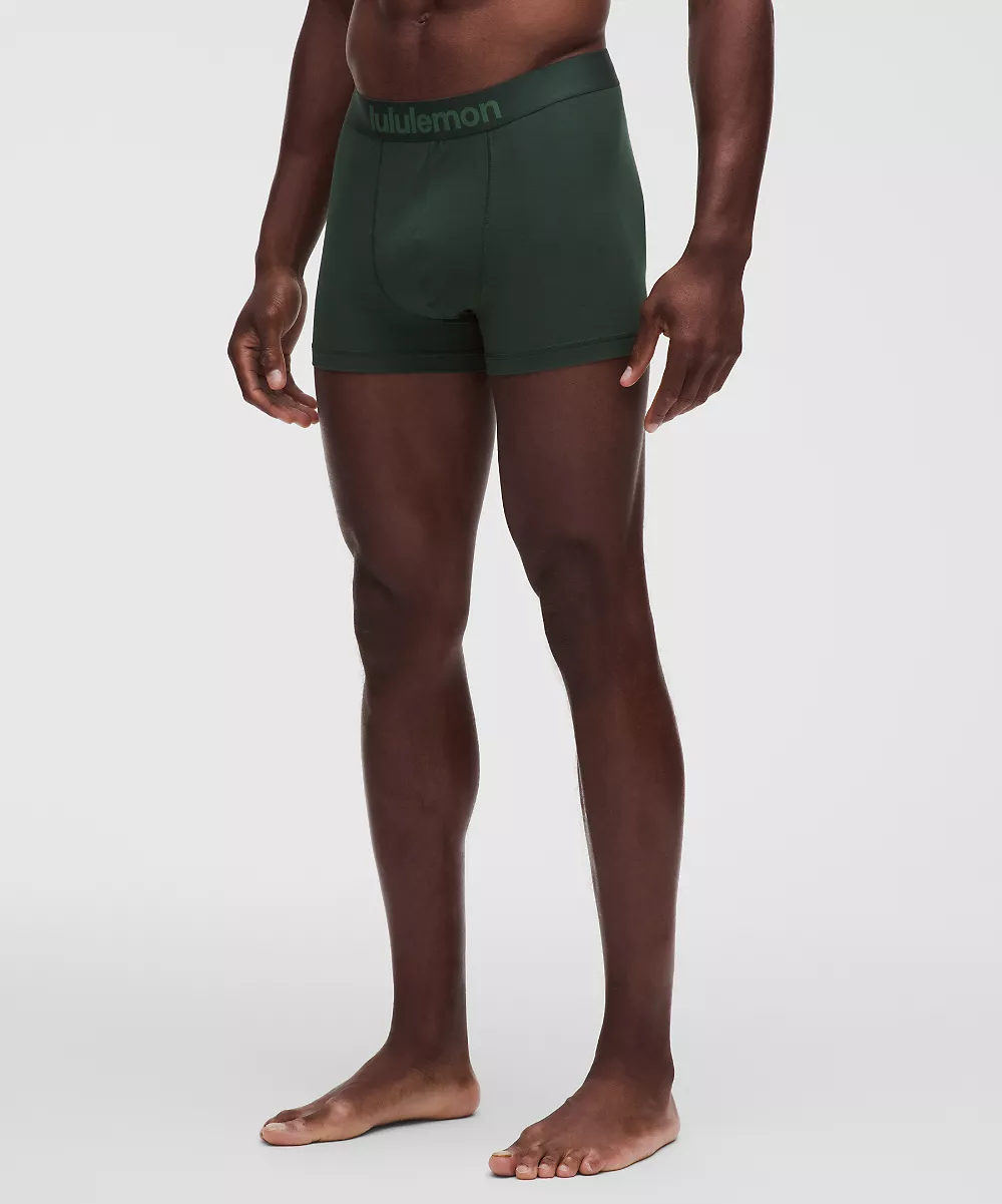 Boxer long Always In Motion 3" *Lot de 3 — Black/True Navy/Rainforest Green, view 2
