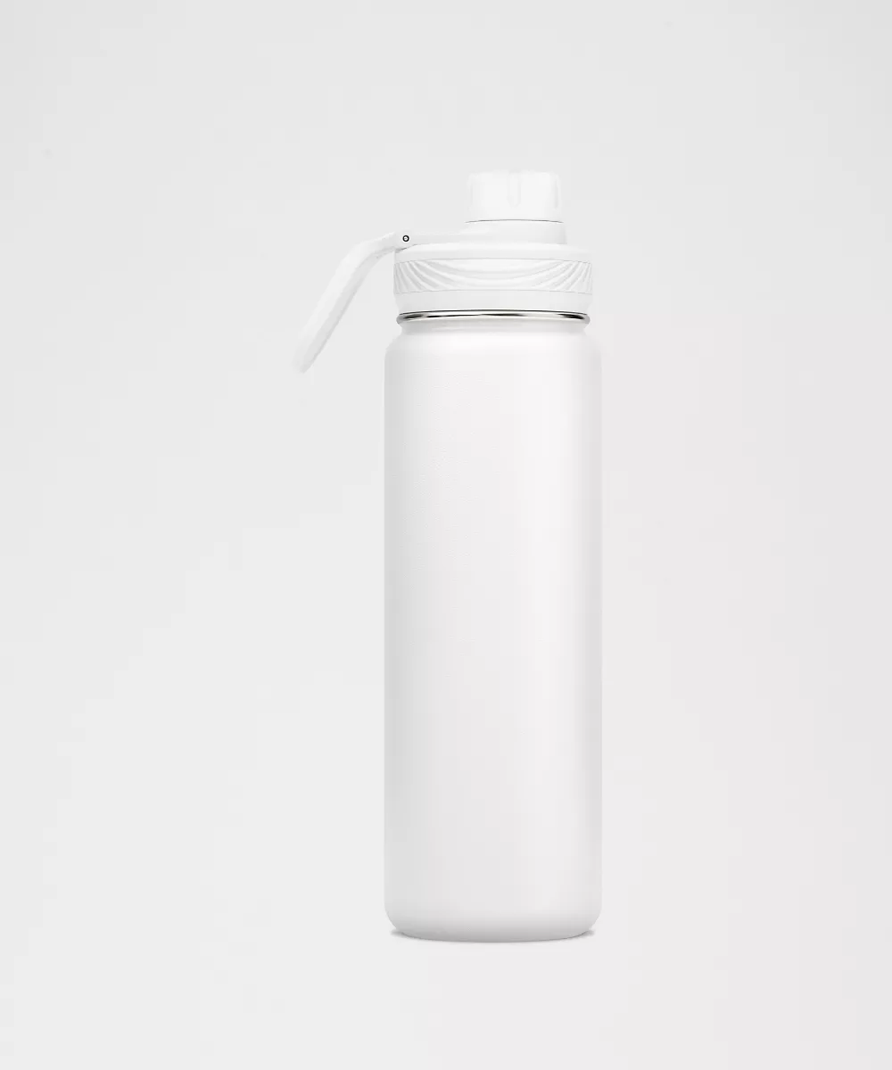 Gourde de sport Back To Life 24oz — White, view 2