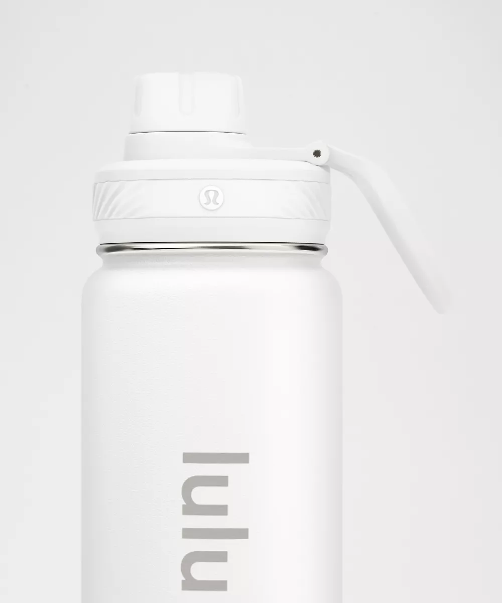 Gourde de sport Back To Life 24oz — White, view 3