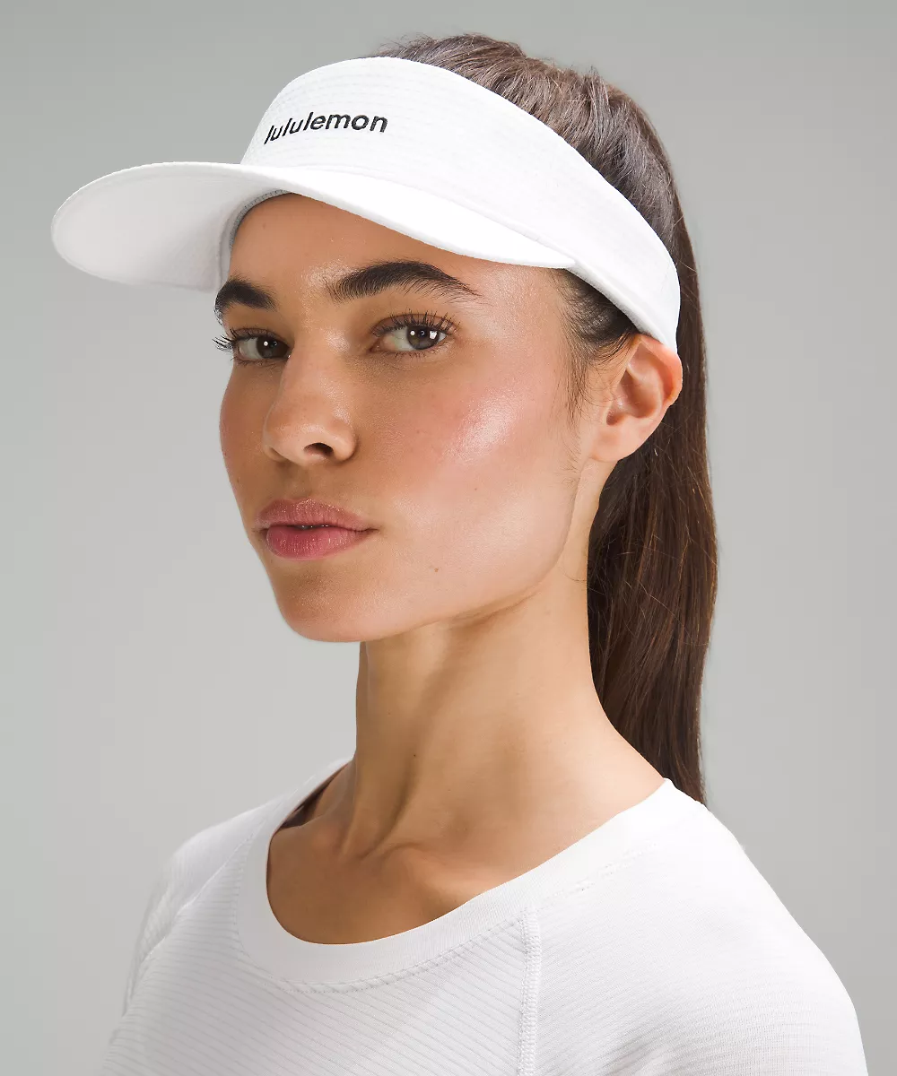 Visière tous sports à bandeau amovible *Wordmark — White/Black, view 2