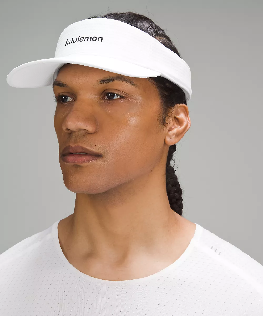Visière tous sports à bandeau amovible *Wordmark — White/Black, view 4