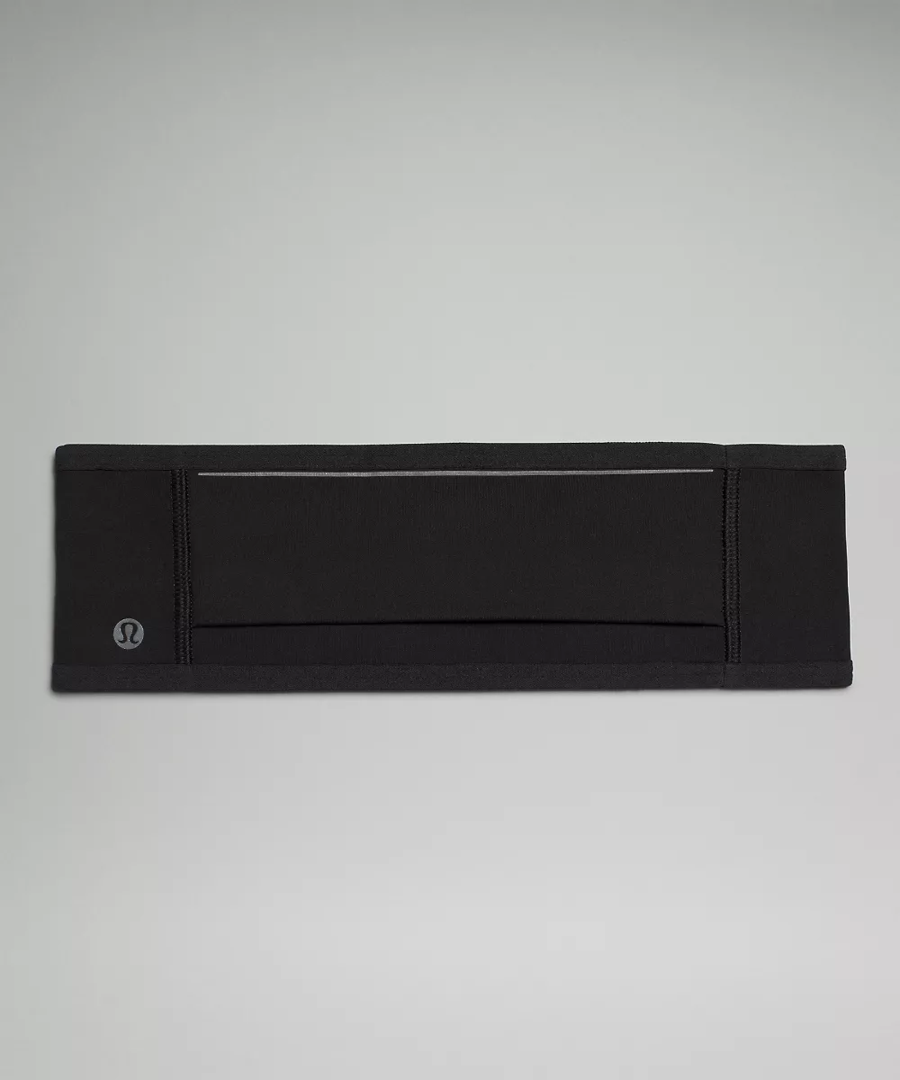 Cache-oreilles de running en polaire Fast and Free — Black, view 1