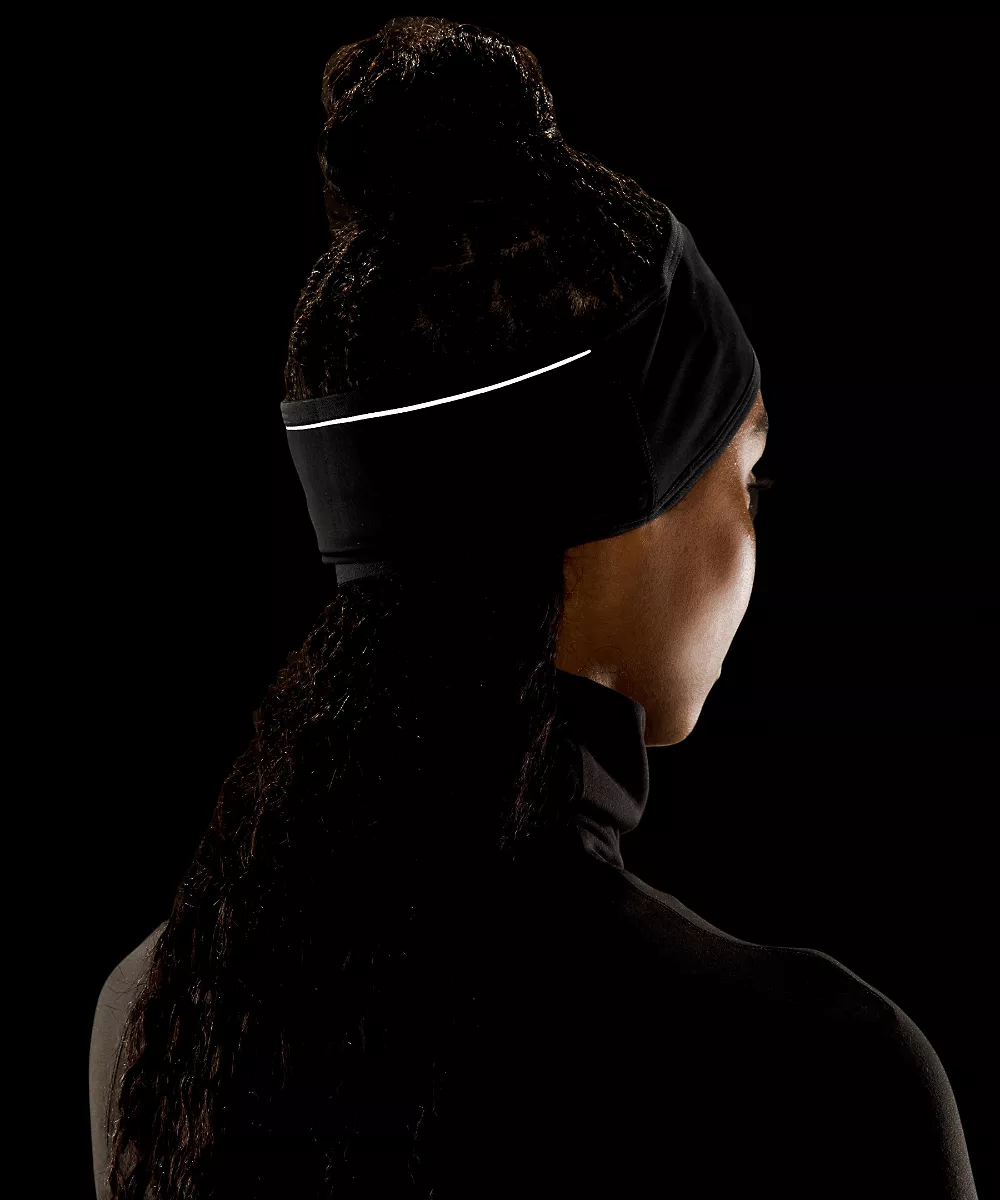 Cache-oreilles de running en polaire Fast and Free — Black, view 3