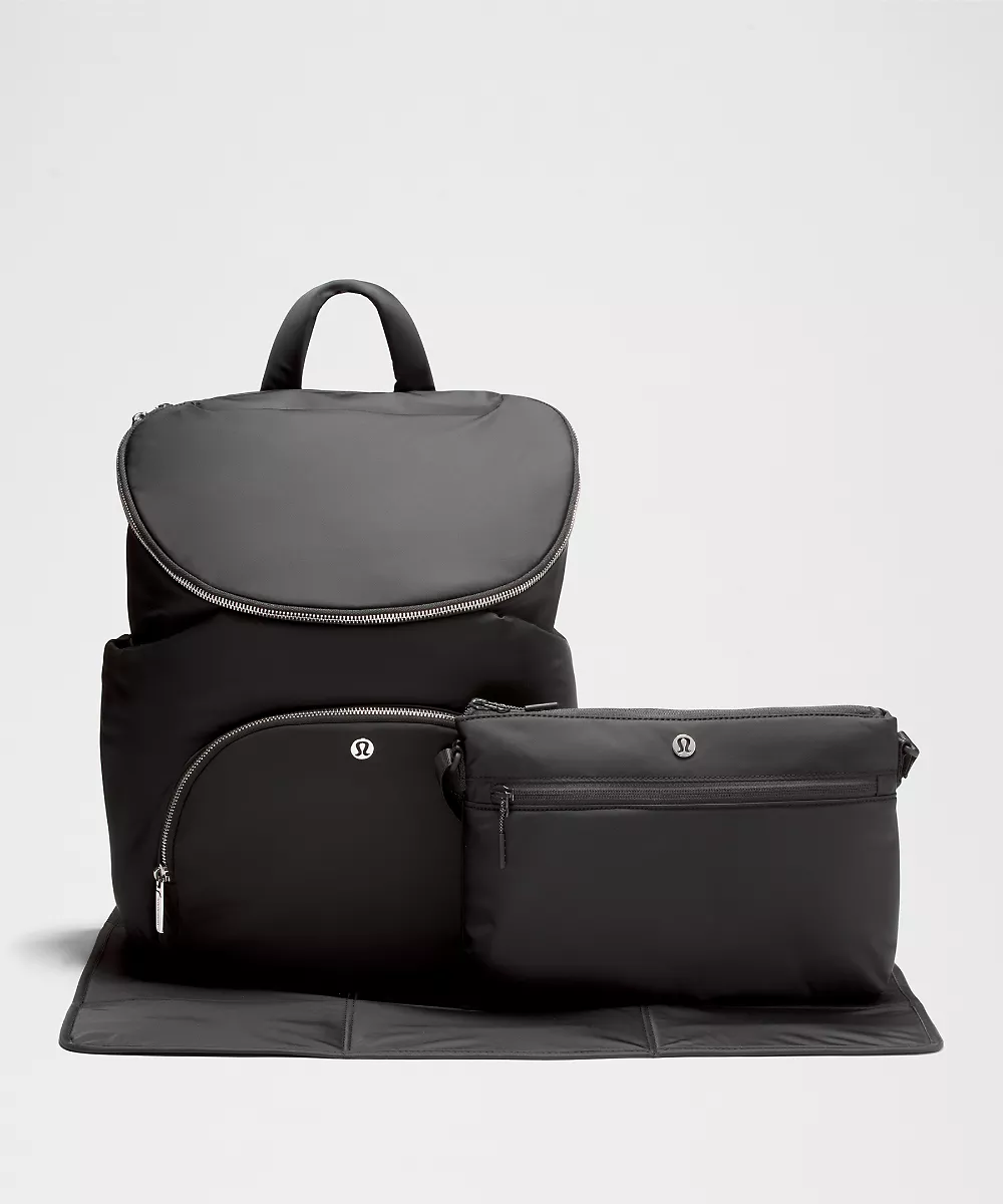 Sac à dos New Parent 17L — Black/Graphite Grey/Silver, view 3