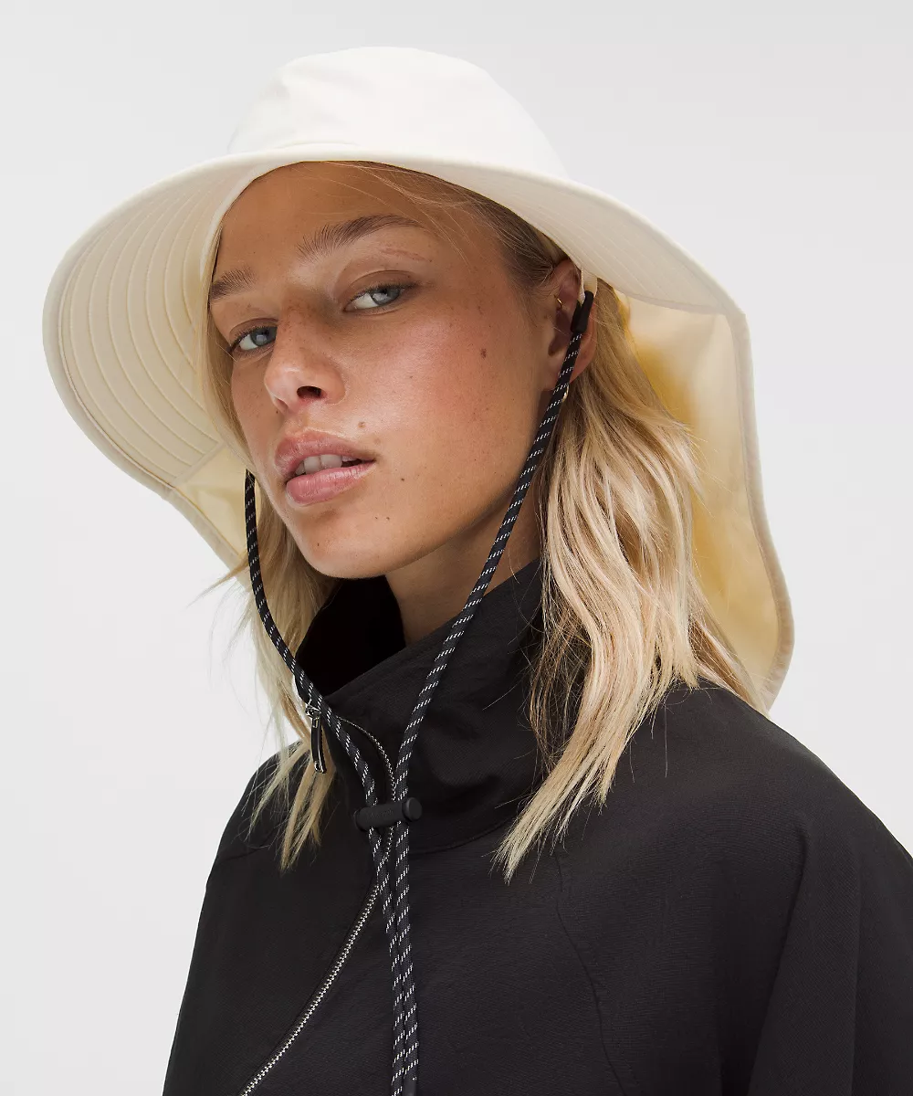 Chapeau à large bord All Sport — Light Ivory/Black, view 2
