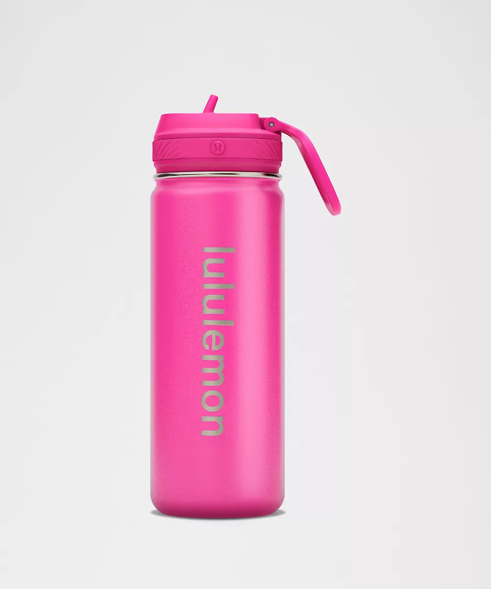 Gourde de sport Back to Life 18oz *Bouchon à paille — Pink Flare, view 1