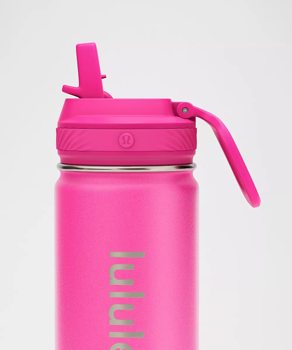 Gourde de sport Back to Life 18oz *Bouchon à paille — Pink Flare, view 3