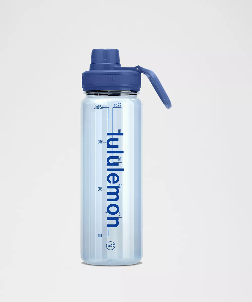 Gourde transparente Back to Life 24oz — Foam Cloud/Clubhouse Blue, view 1