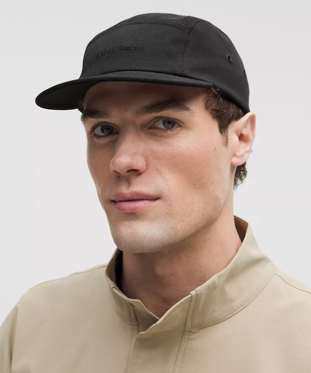 Casquette cinq panneaux — Black, view 2