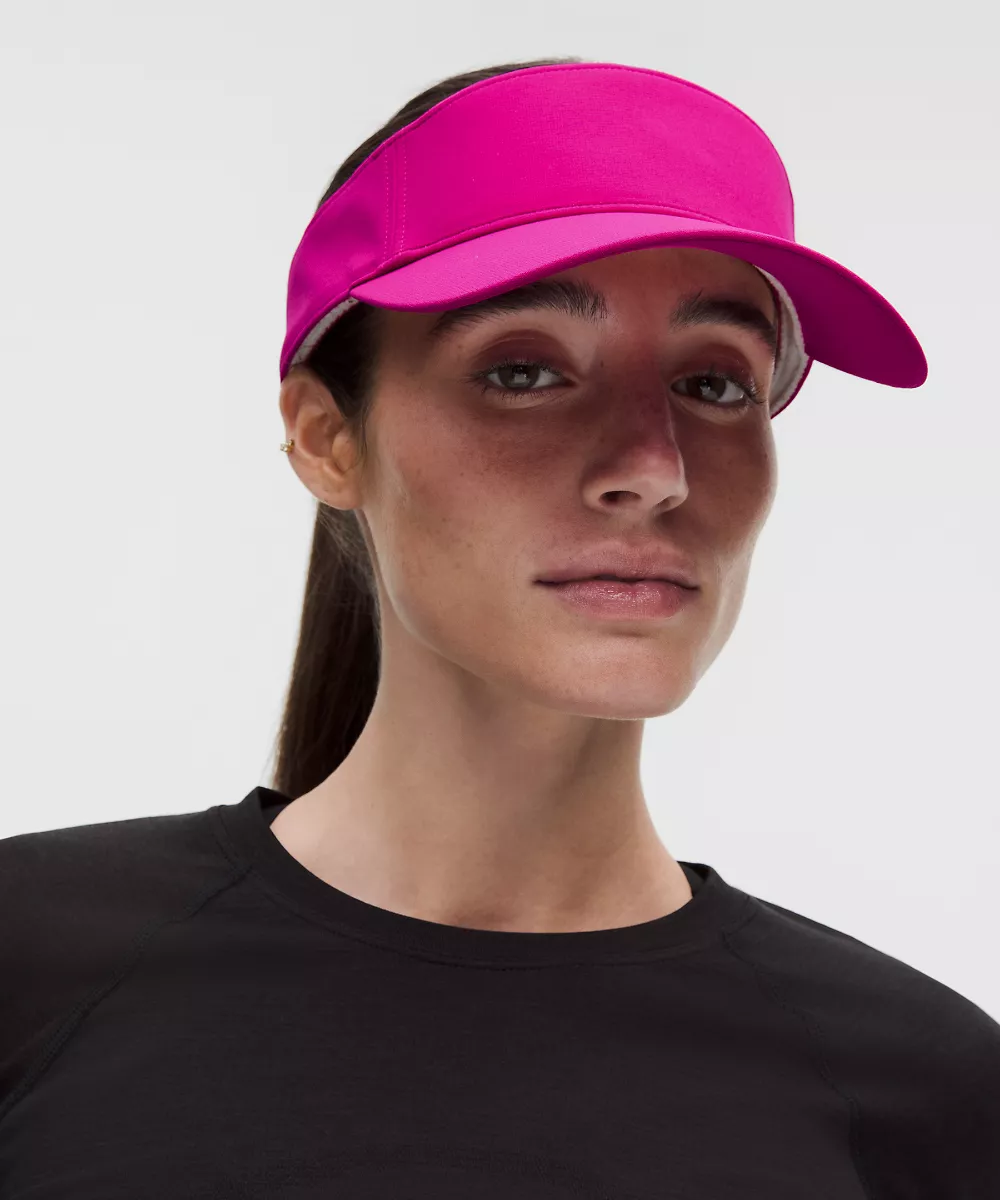 Visière tous sports à bandeau amovible — Pink Flare, view 2
