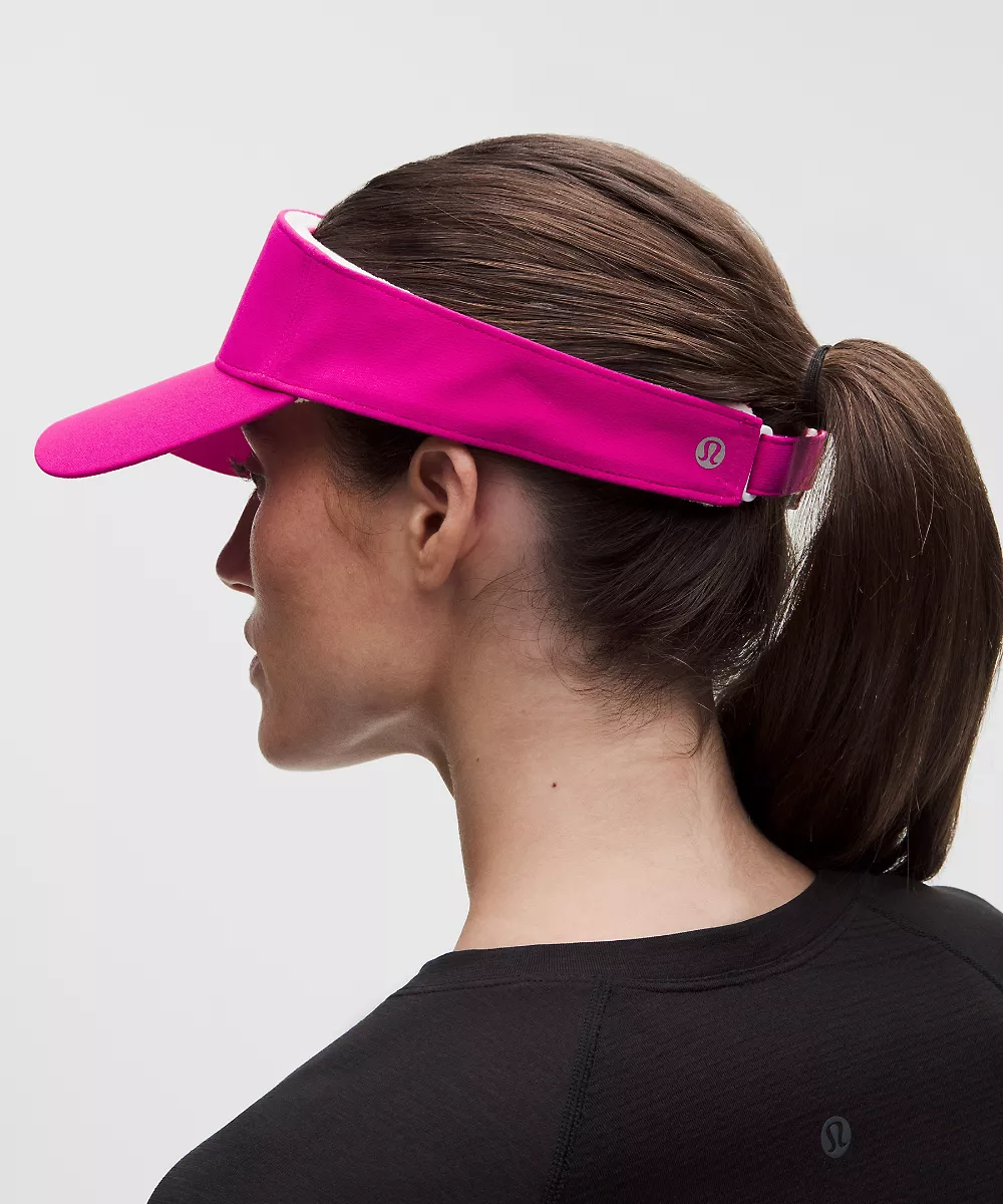 Visière tous sports à bandeau amovible — Pink Flare, view 3